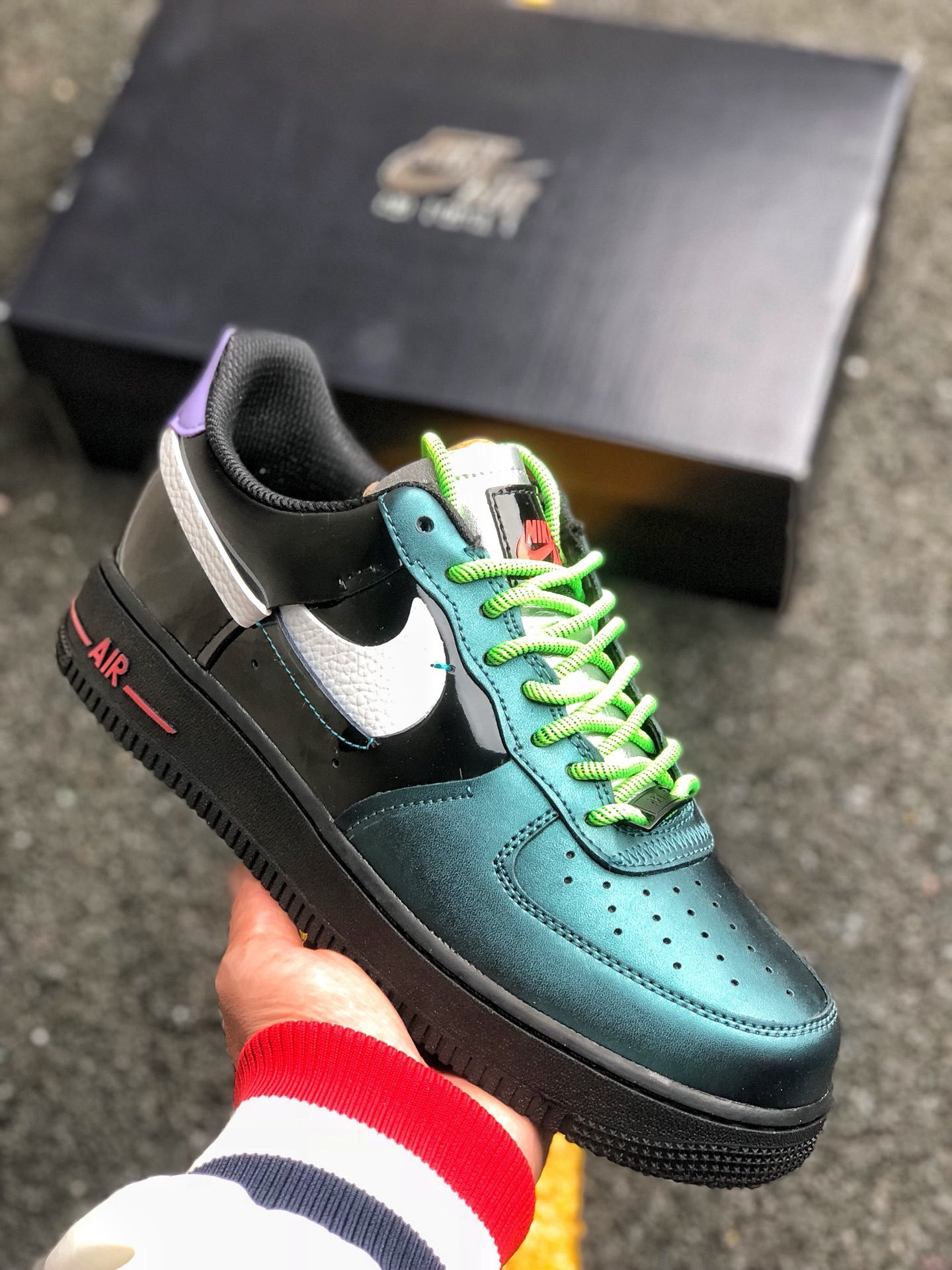 Nike Air Force 1 Low Vandalized With An Iridescent Finish