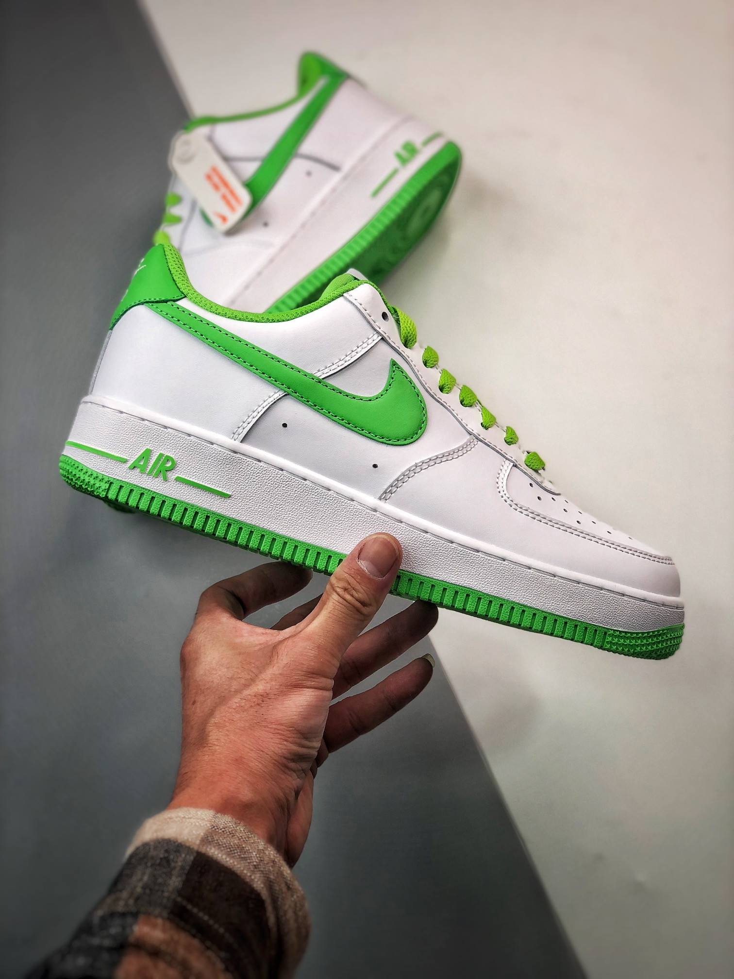 Nike Air Force 1 Low White and Green For Sale