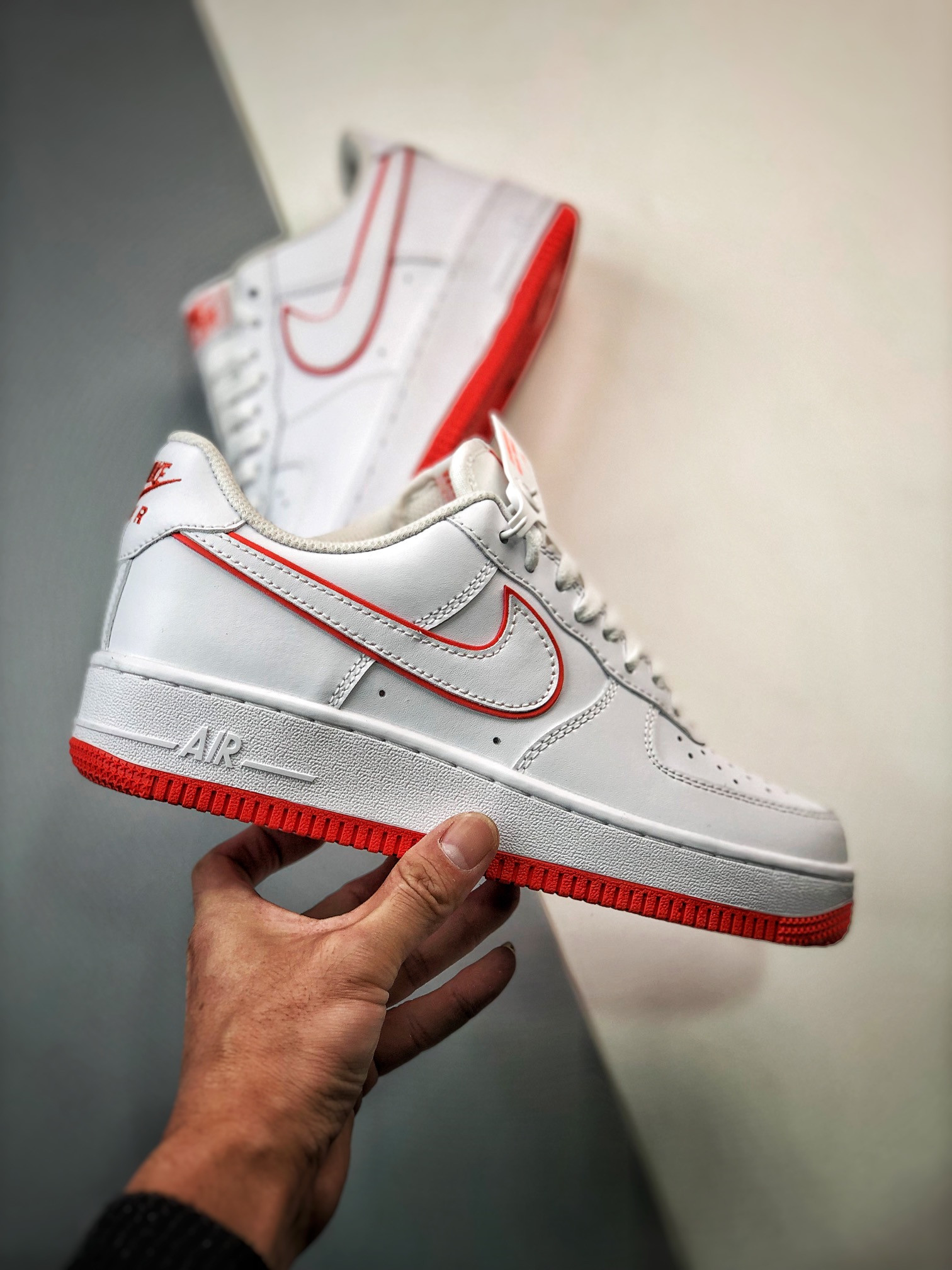 Nike Air Force 1 Low White and Orange For Sale