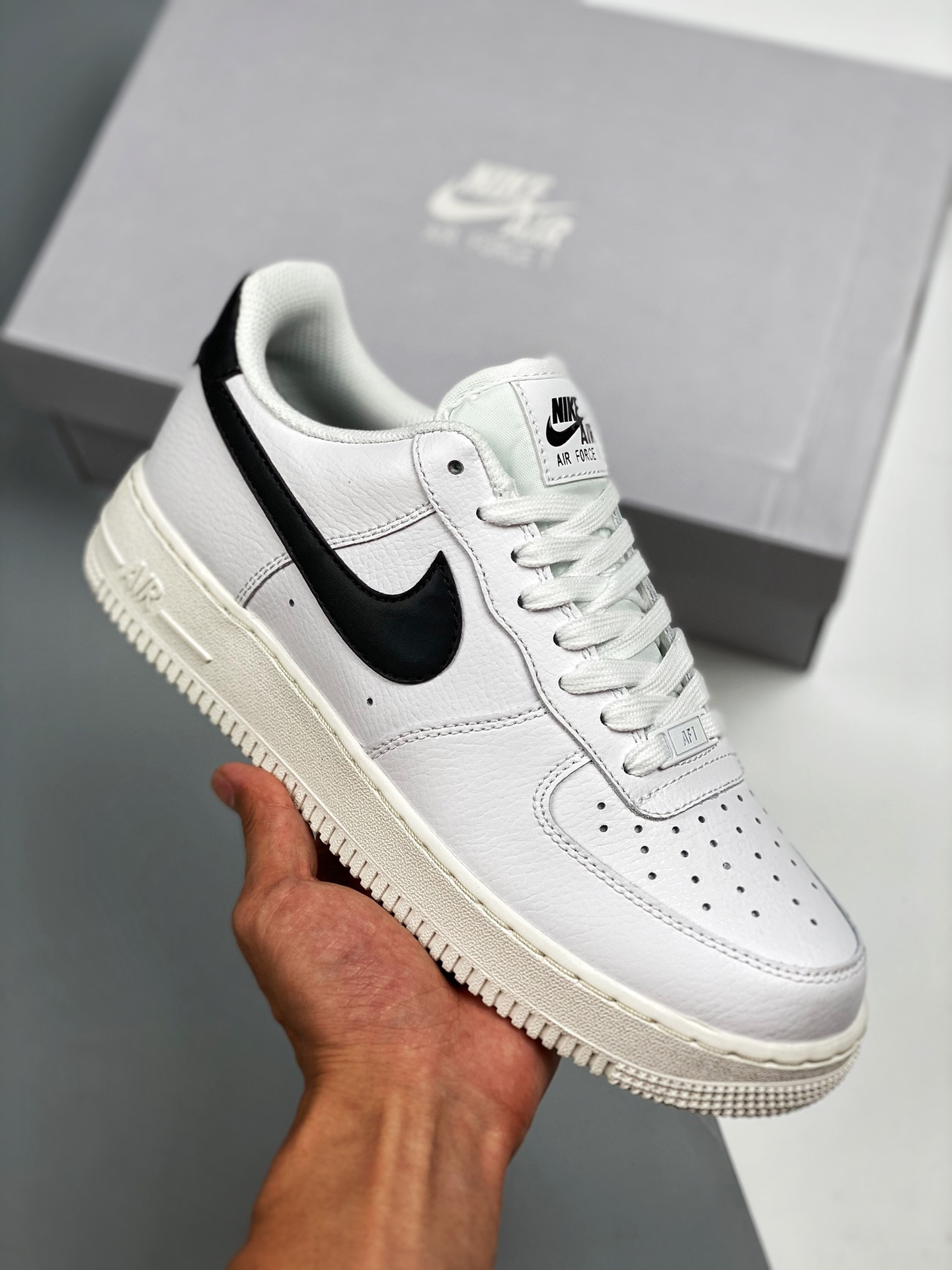 Nike Air Force 1 Low White Black For Sale