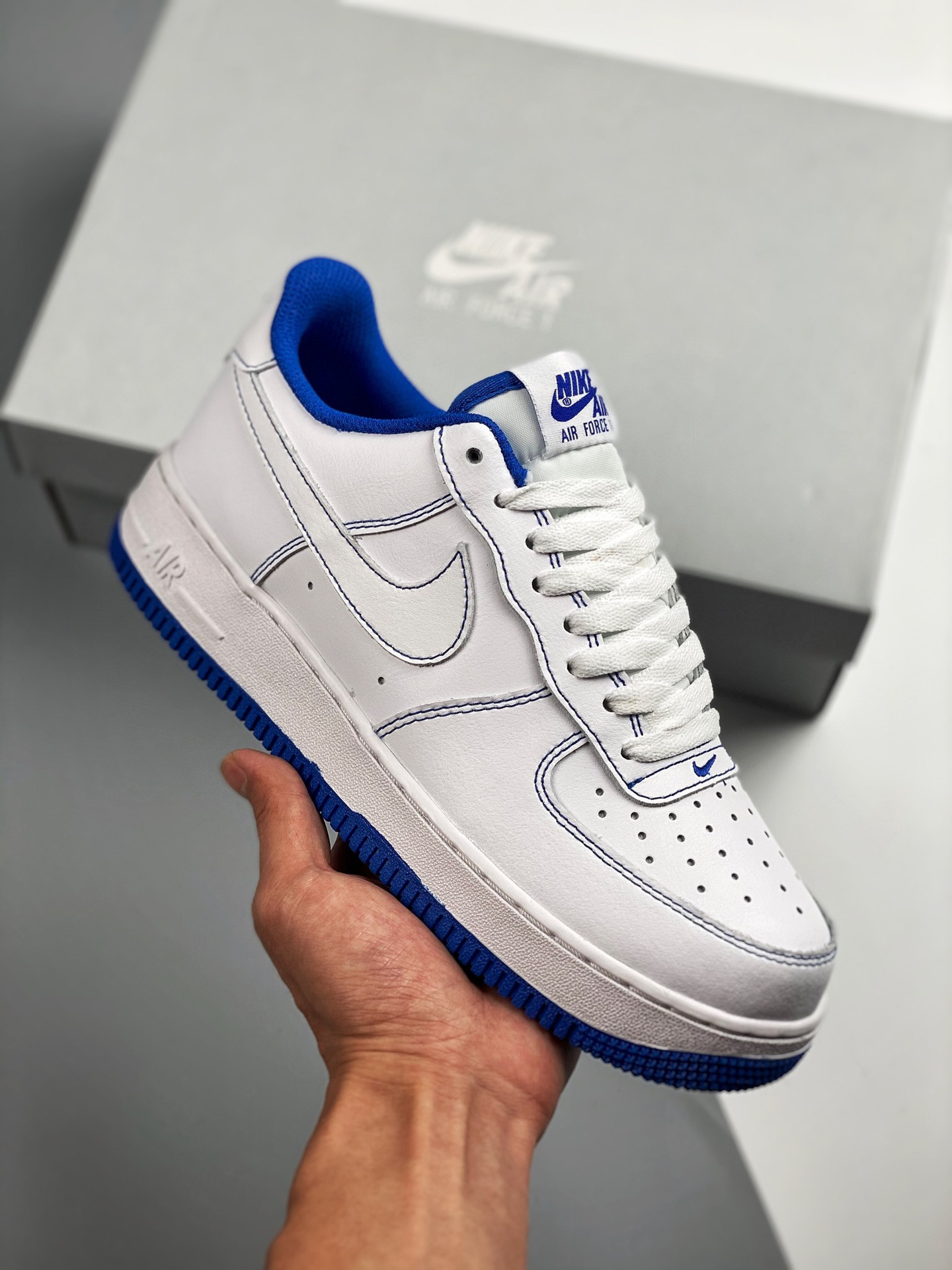 Nike Air Force 1 Low White Game Royal For Sale