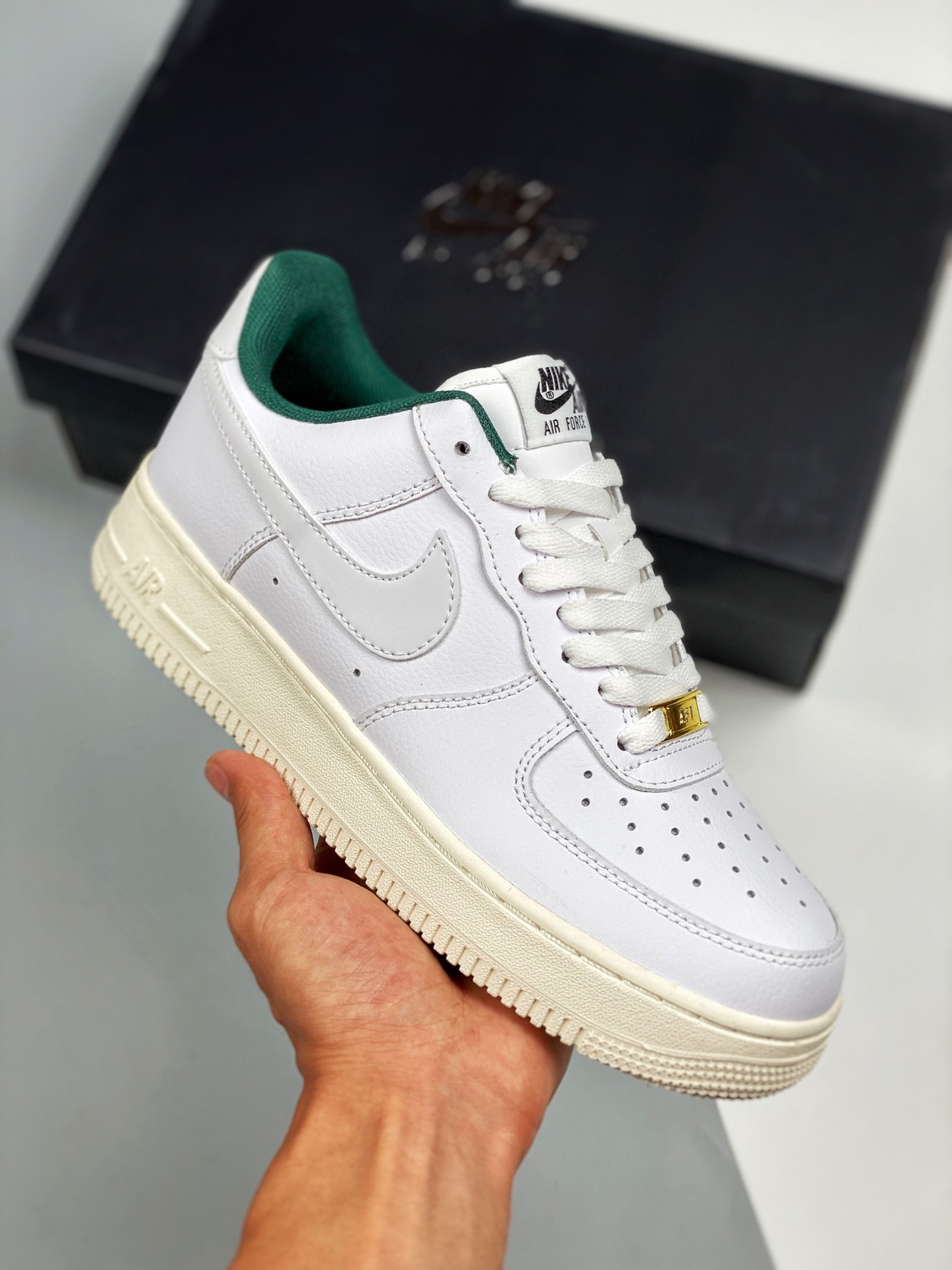 Nike Air Force 1 Low White Green For Sale