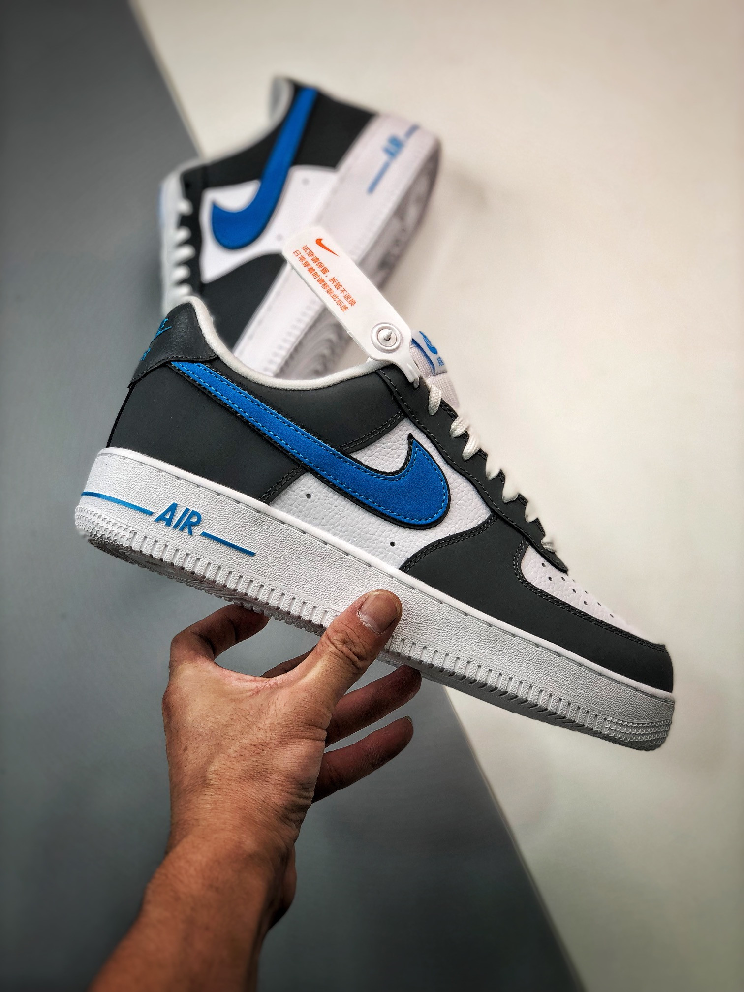 Nike Air Force 1 Low White Grey Blue For Sale