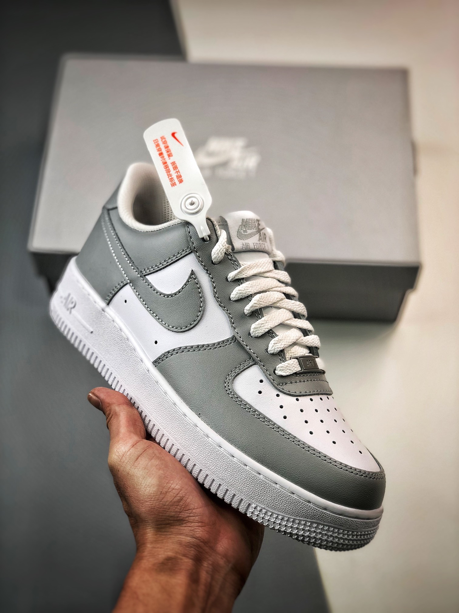 Nike Air Force 1 Low White Grey For Sale