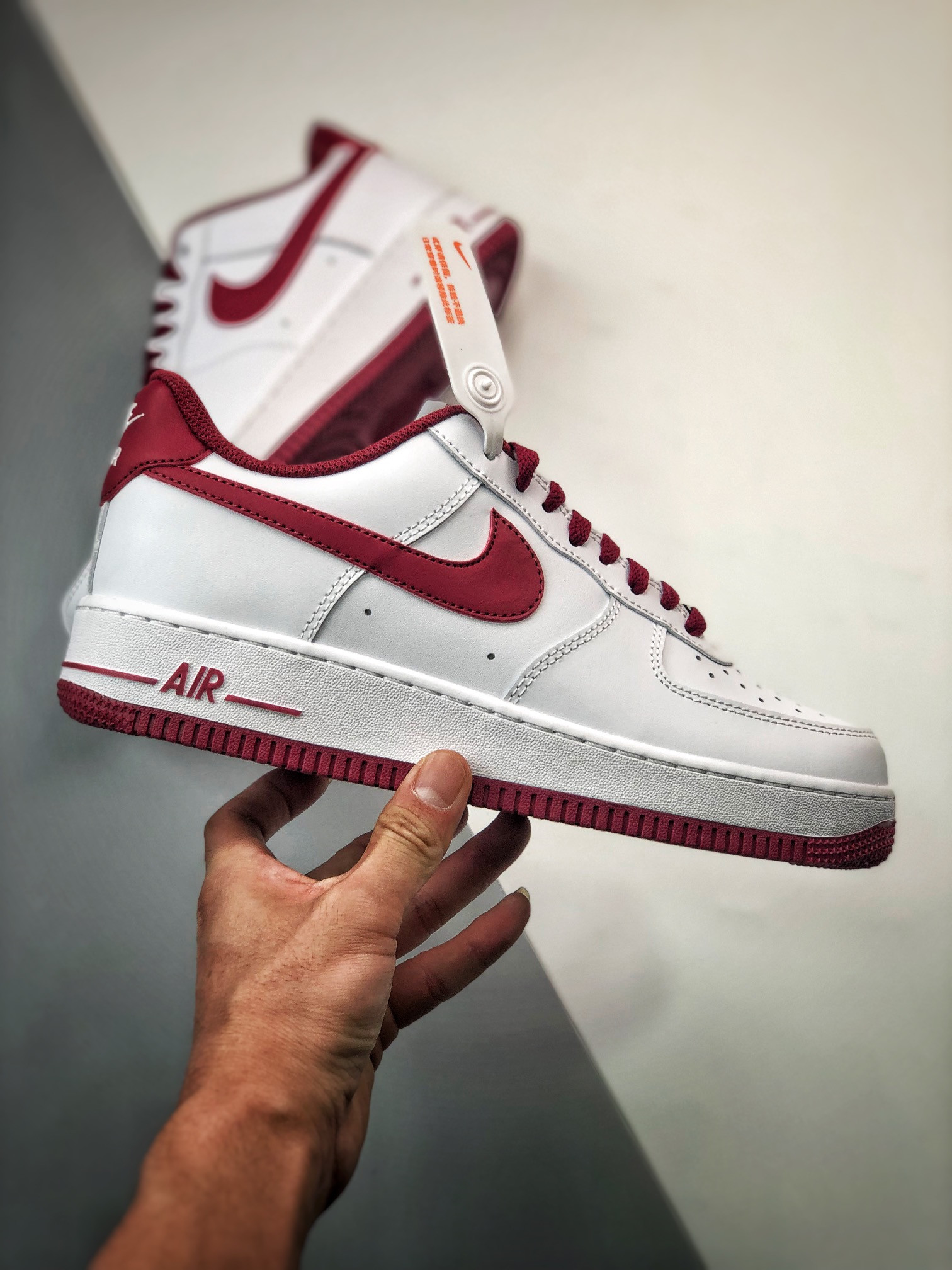 Nike Air Force 1 Low White Light Bordeaux For Sale