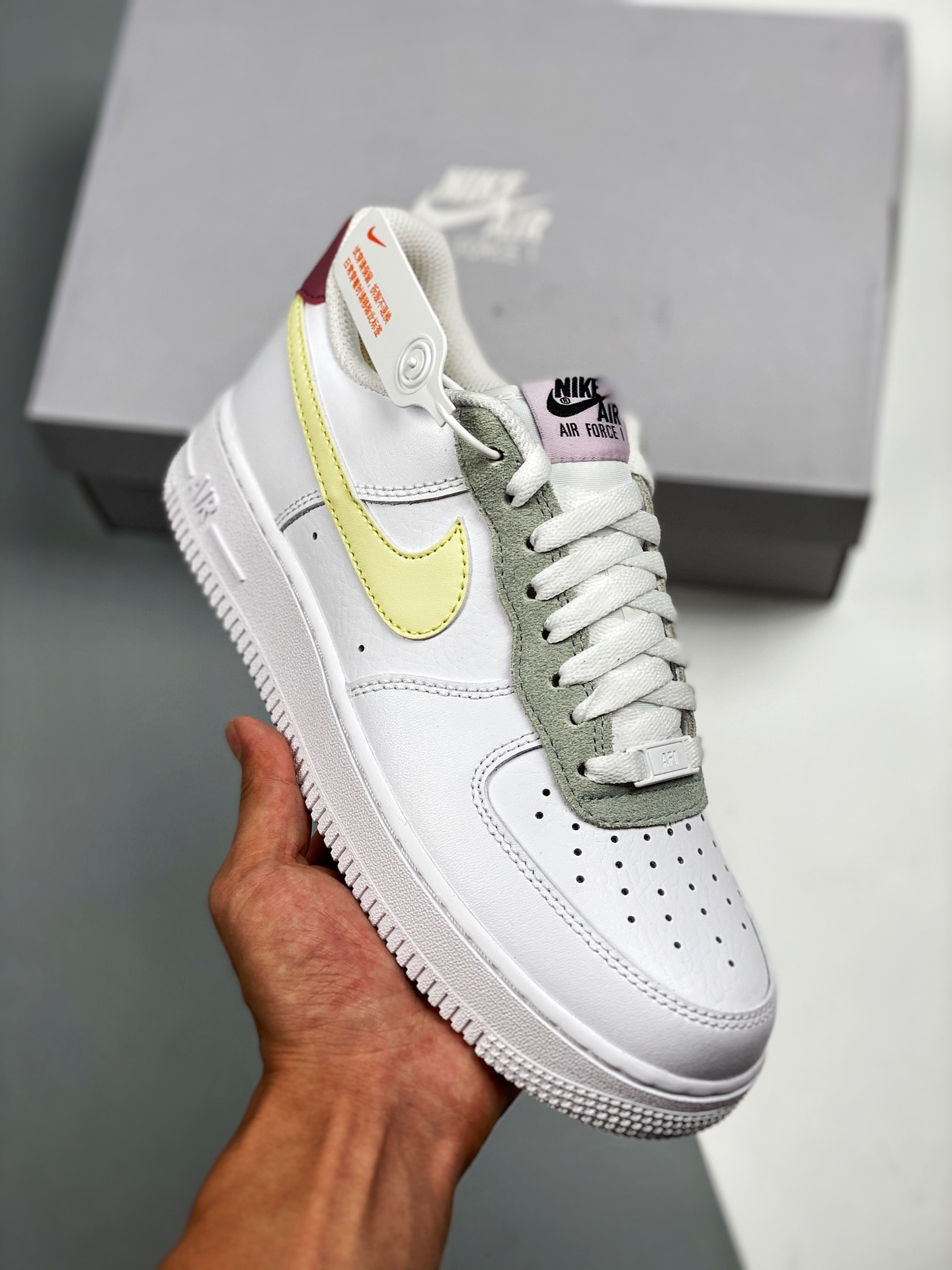 Nike Air Force 1 Low White Pink For Sale
