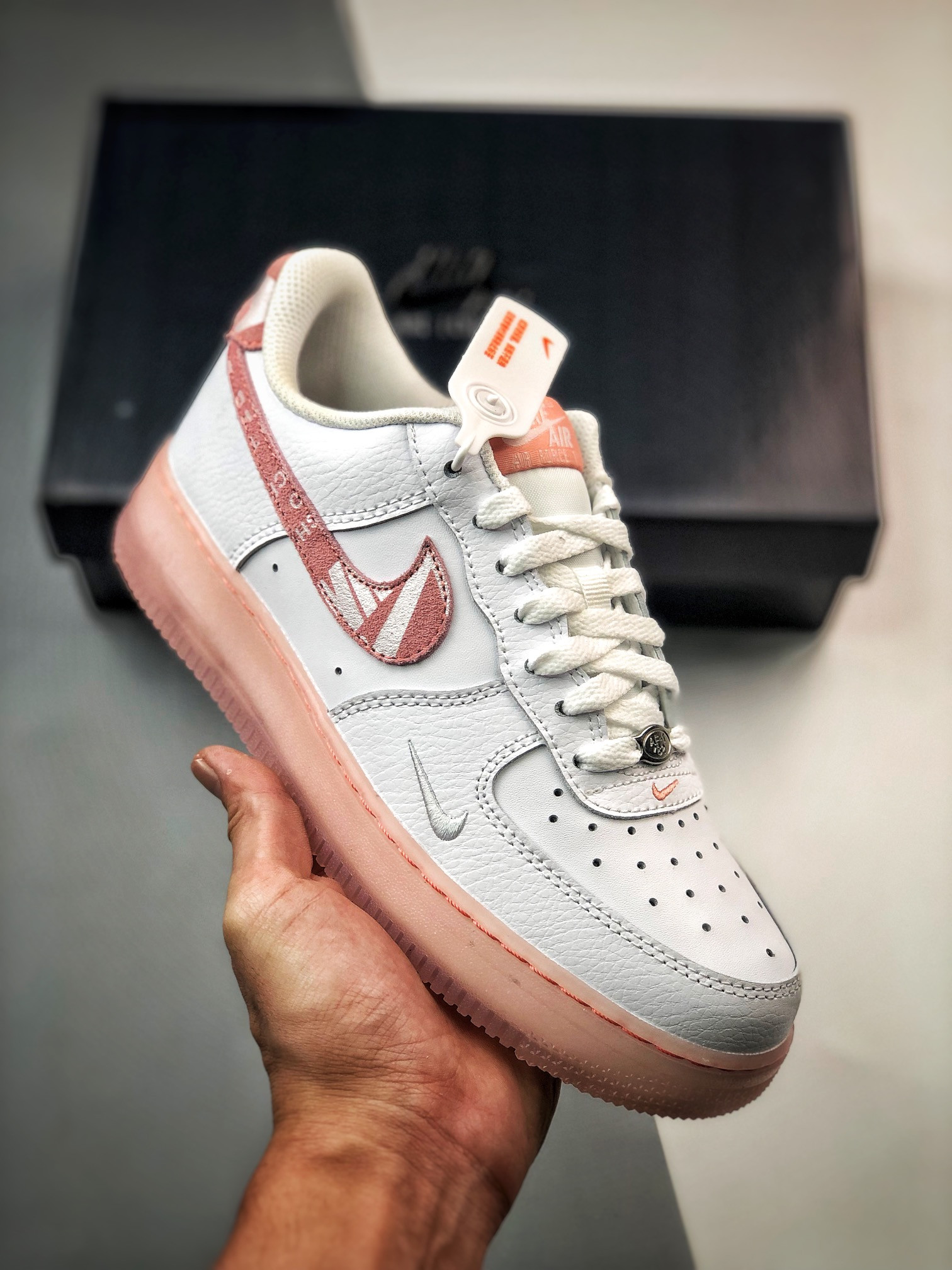 Nike Air Force 1 Low White Pink For Sale