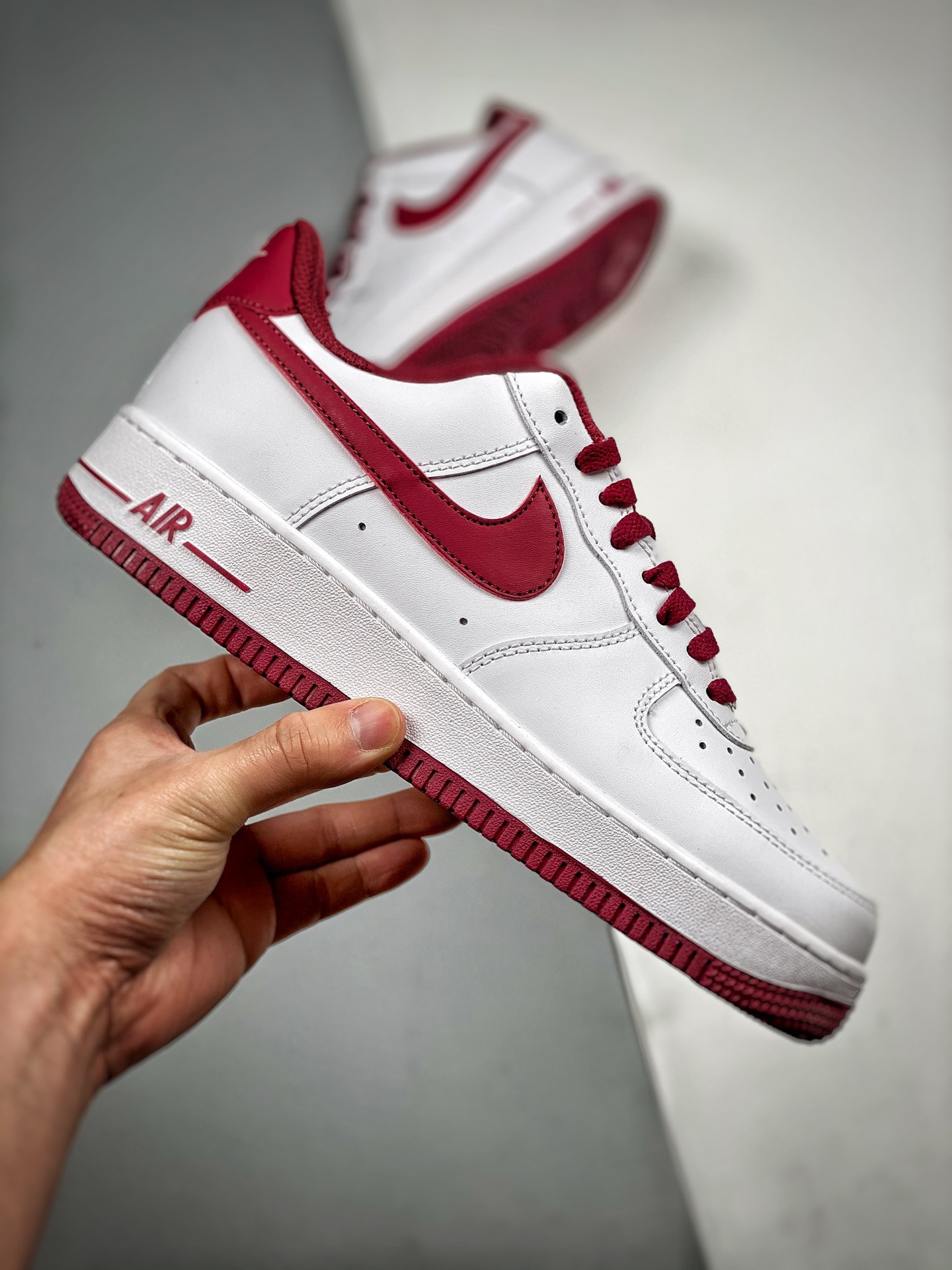 Nike Air Force 1 Low White Red For Sale
