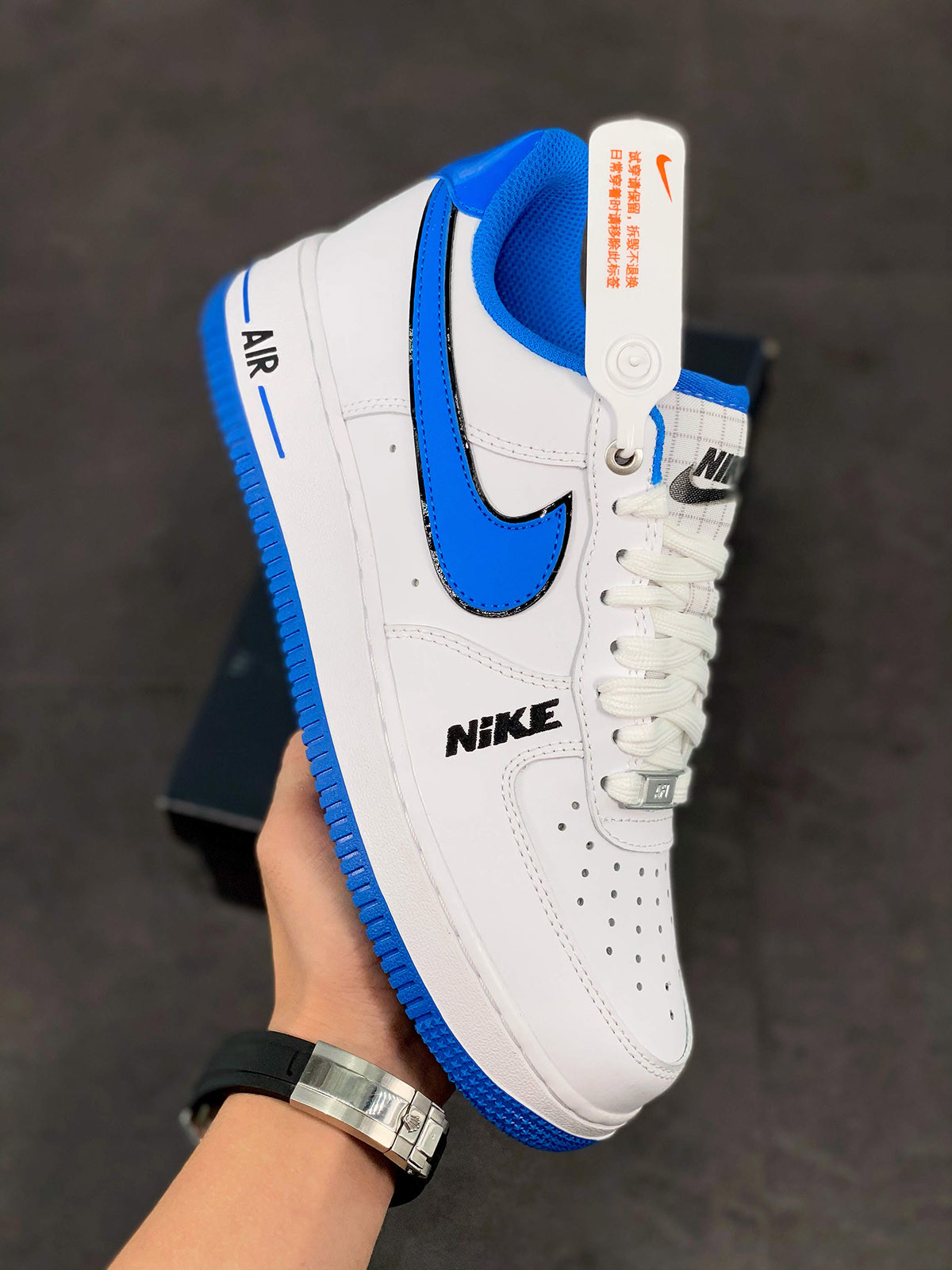 Nike Air Force 1 Low White Royal Blue For Sale