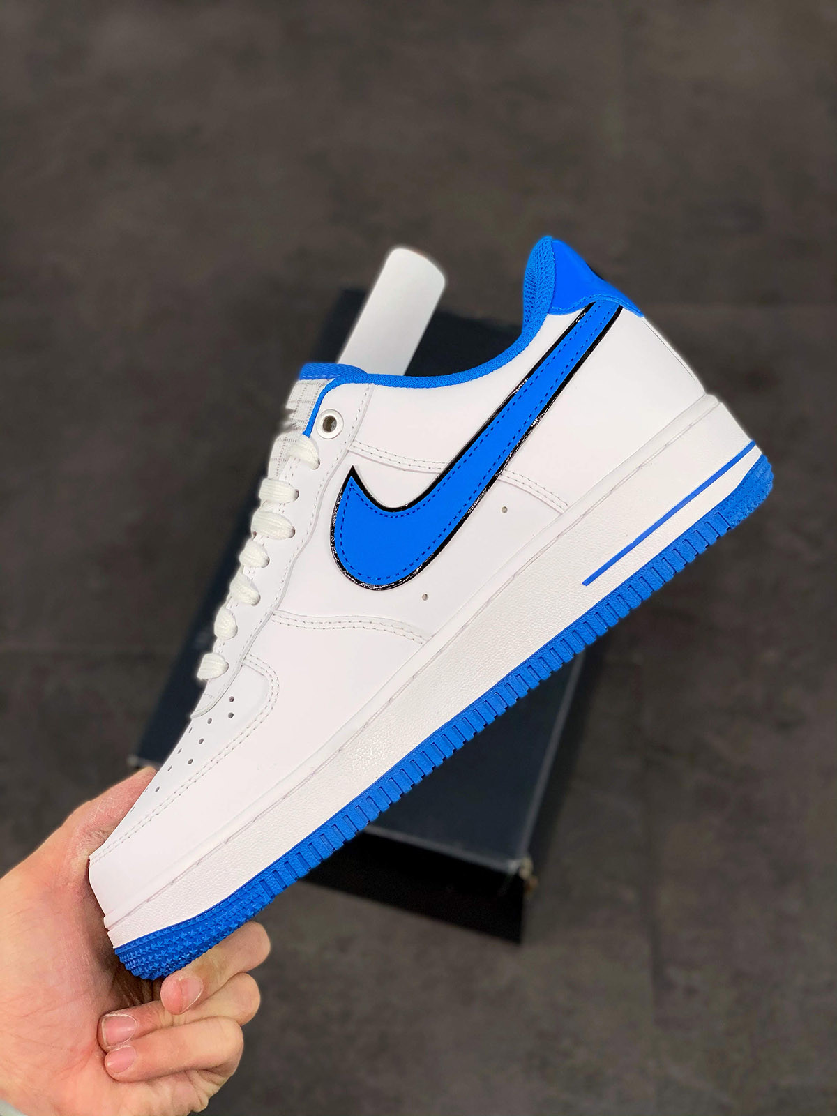 Nike Air Force 1 Low White Royal Blue For Sale