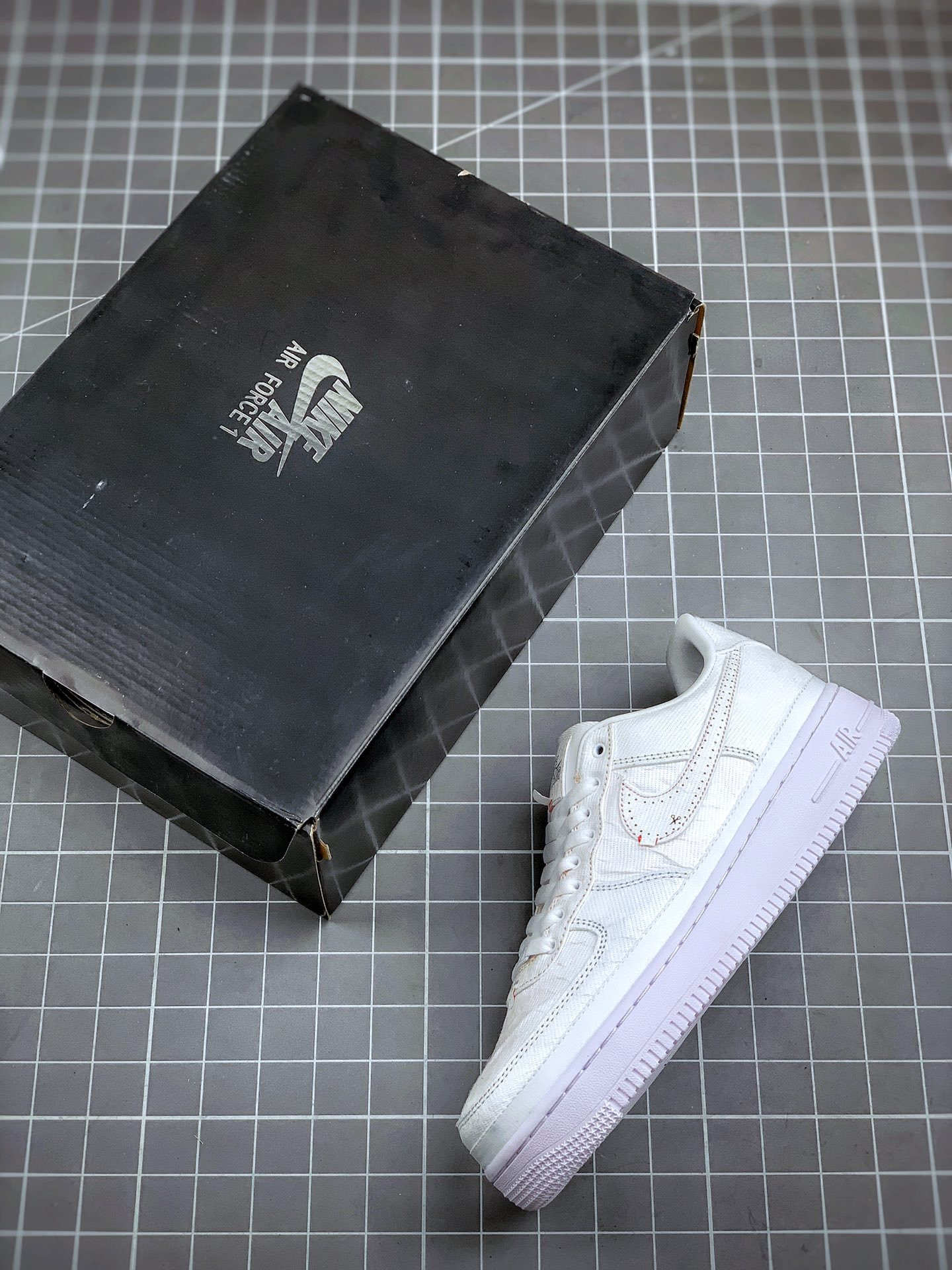 Nike Air Force 1 Low White Tear Away For Sale