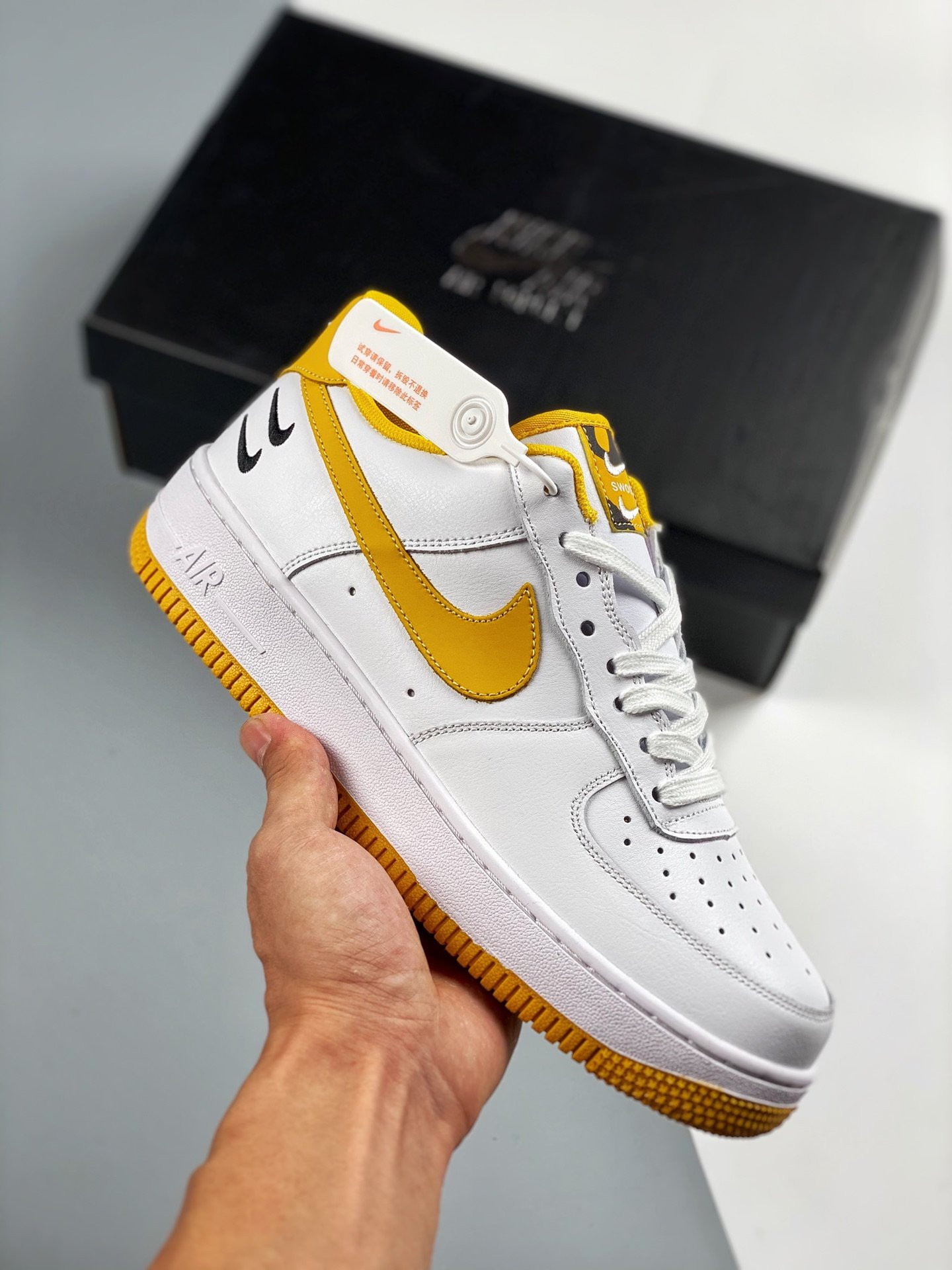 Nike Air Force 1 Low White Yellow For Sale
