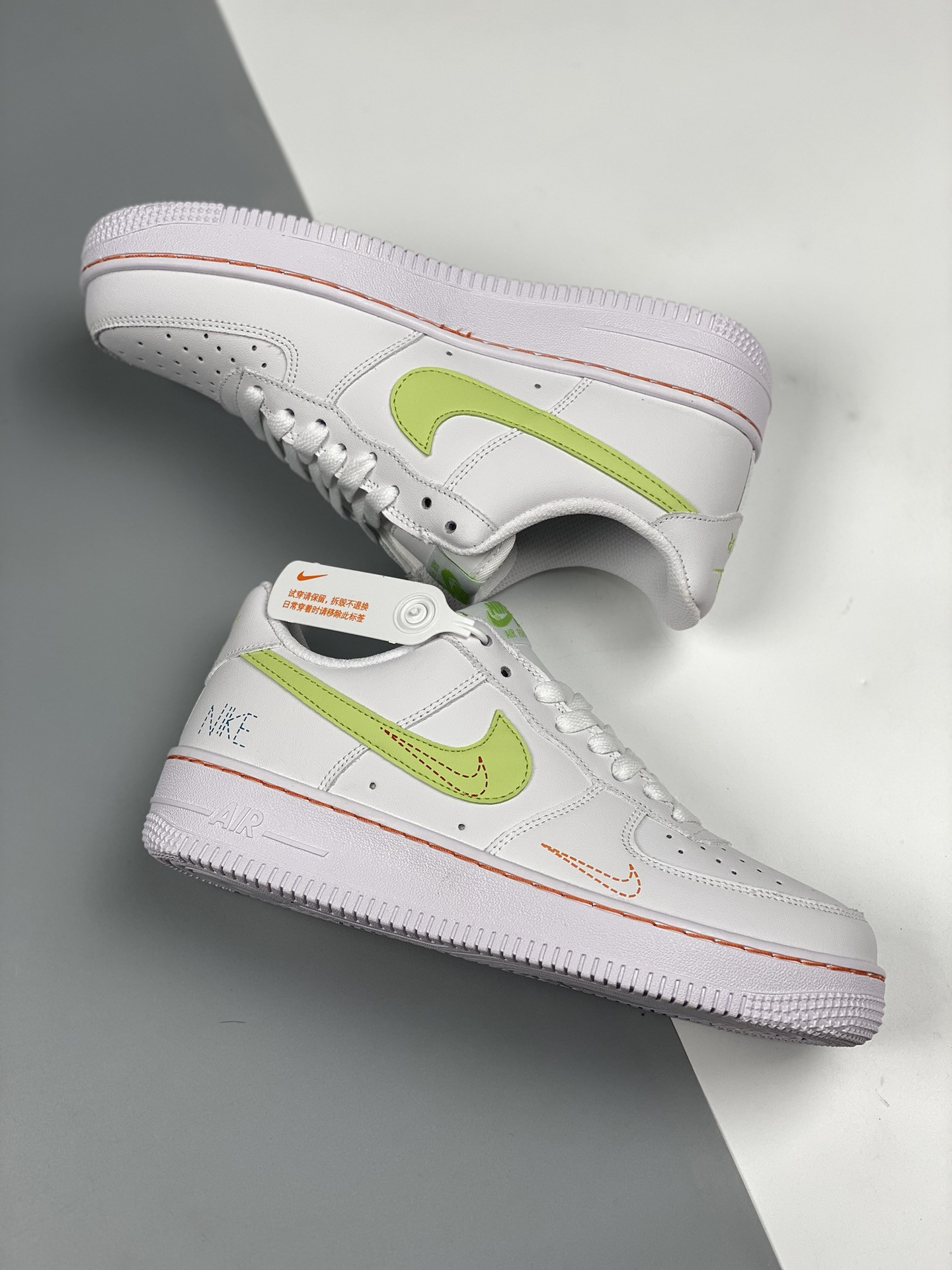 Nike Air Force 1 Low White/Bright Crimson-Light Photo Blue-Lime Ice For Sale