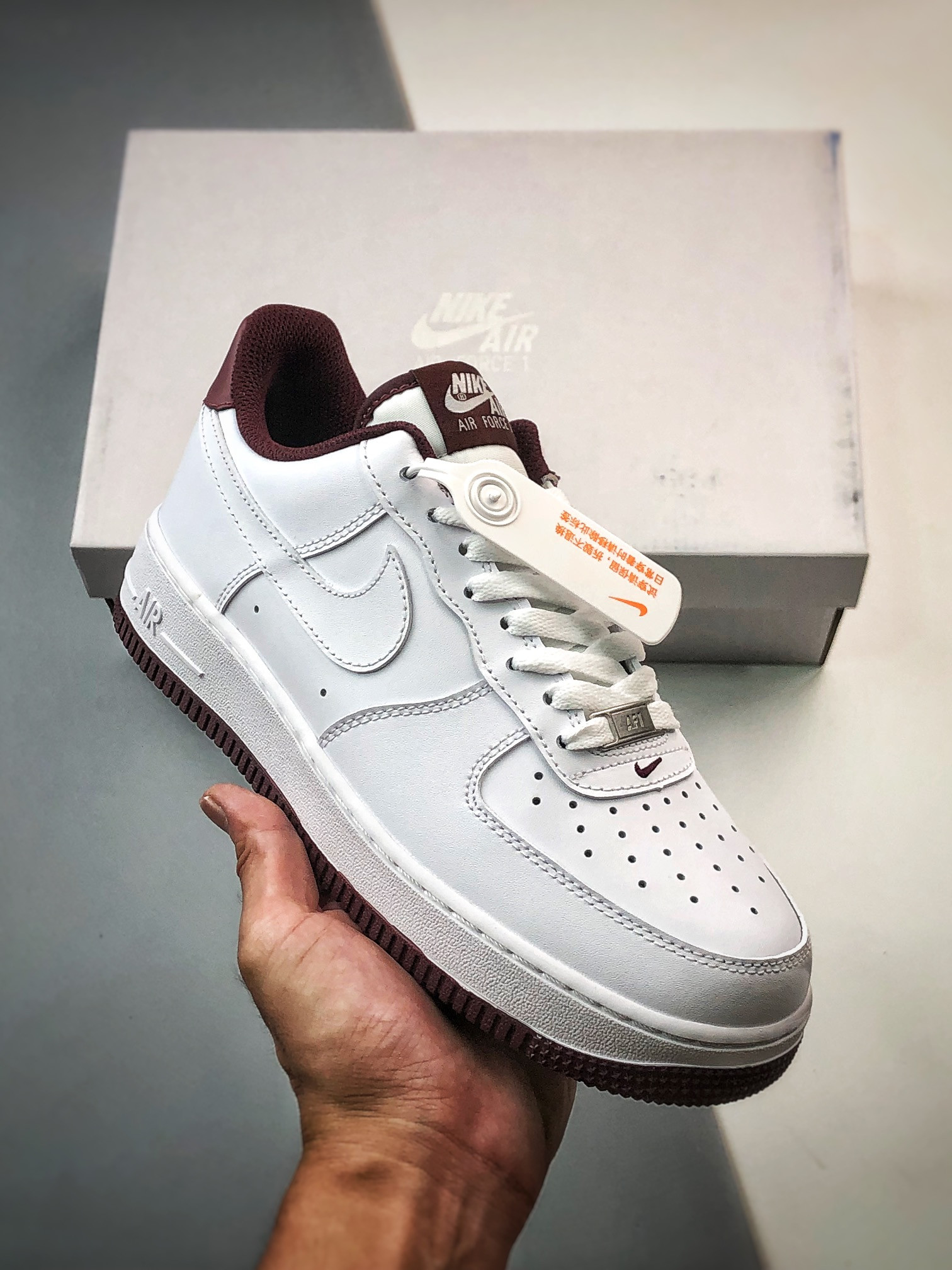 Nike Air Force 1 Low “White/Dark Beetroot” For Sale
