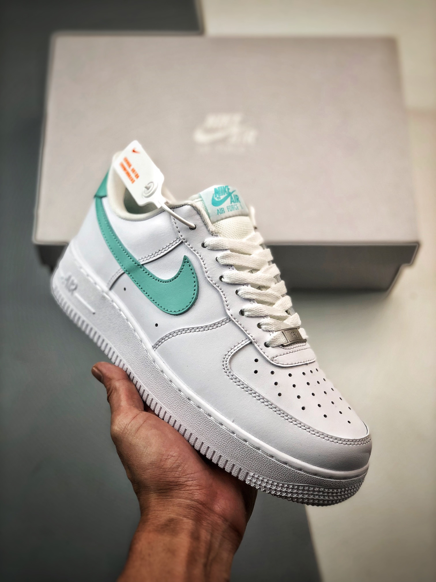 Nike Air Force 1 Low White/Jade Ice For Sale