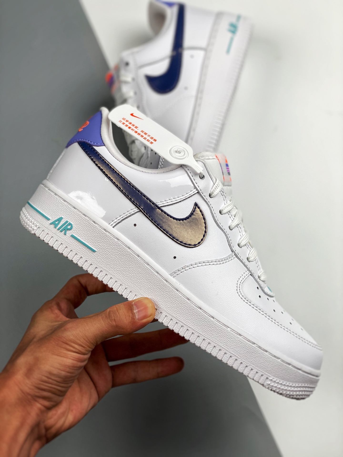 Nike Air Force 1 Low White/Light Thistle-Copa-Dark Purple Dust For Sale