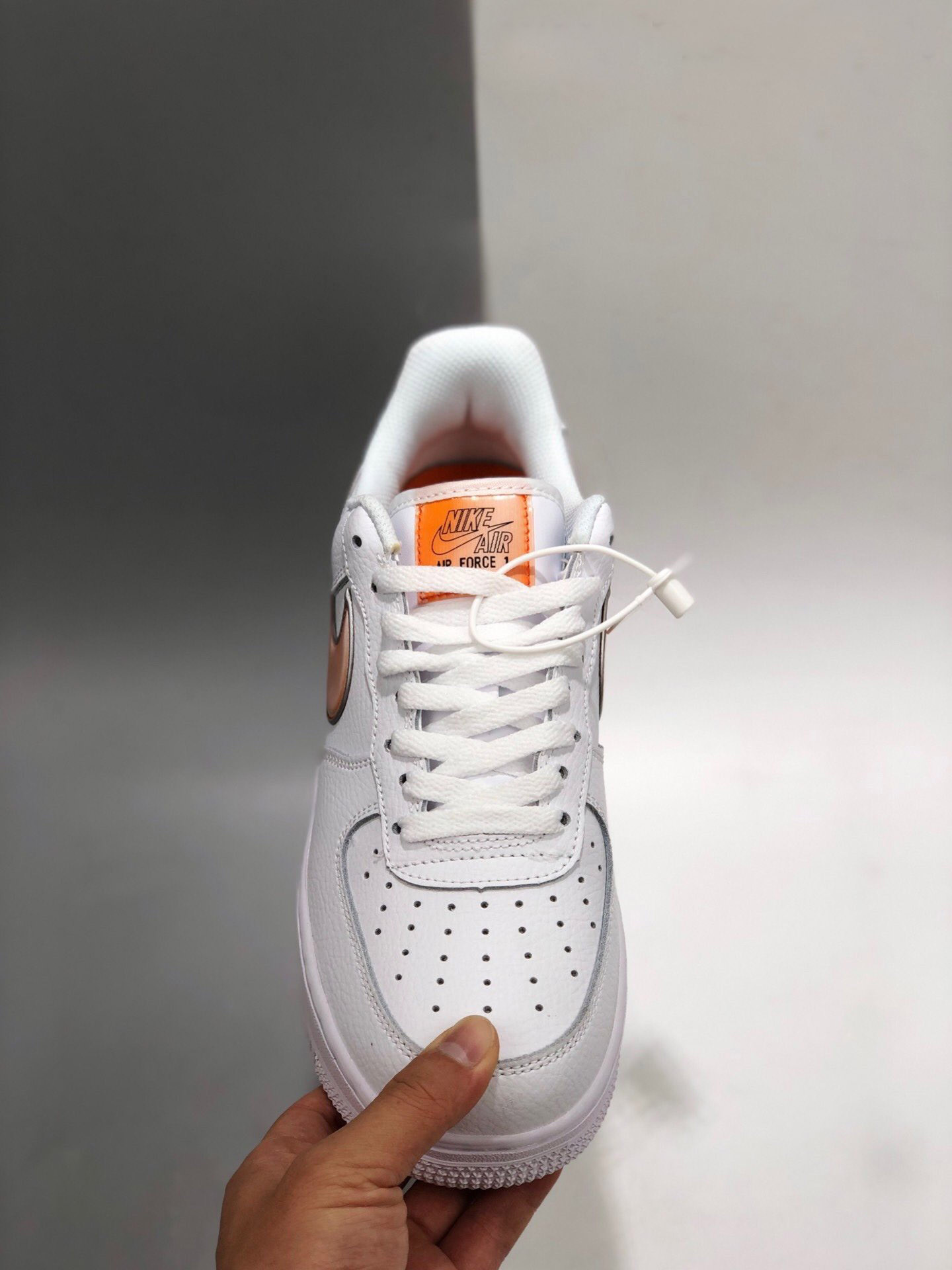 Nike Air Force 1 Low White/Orange Peel For Sale