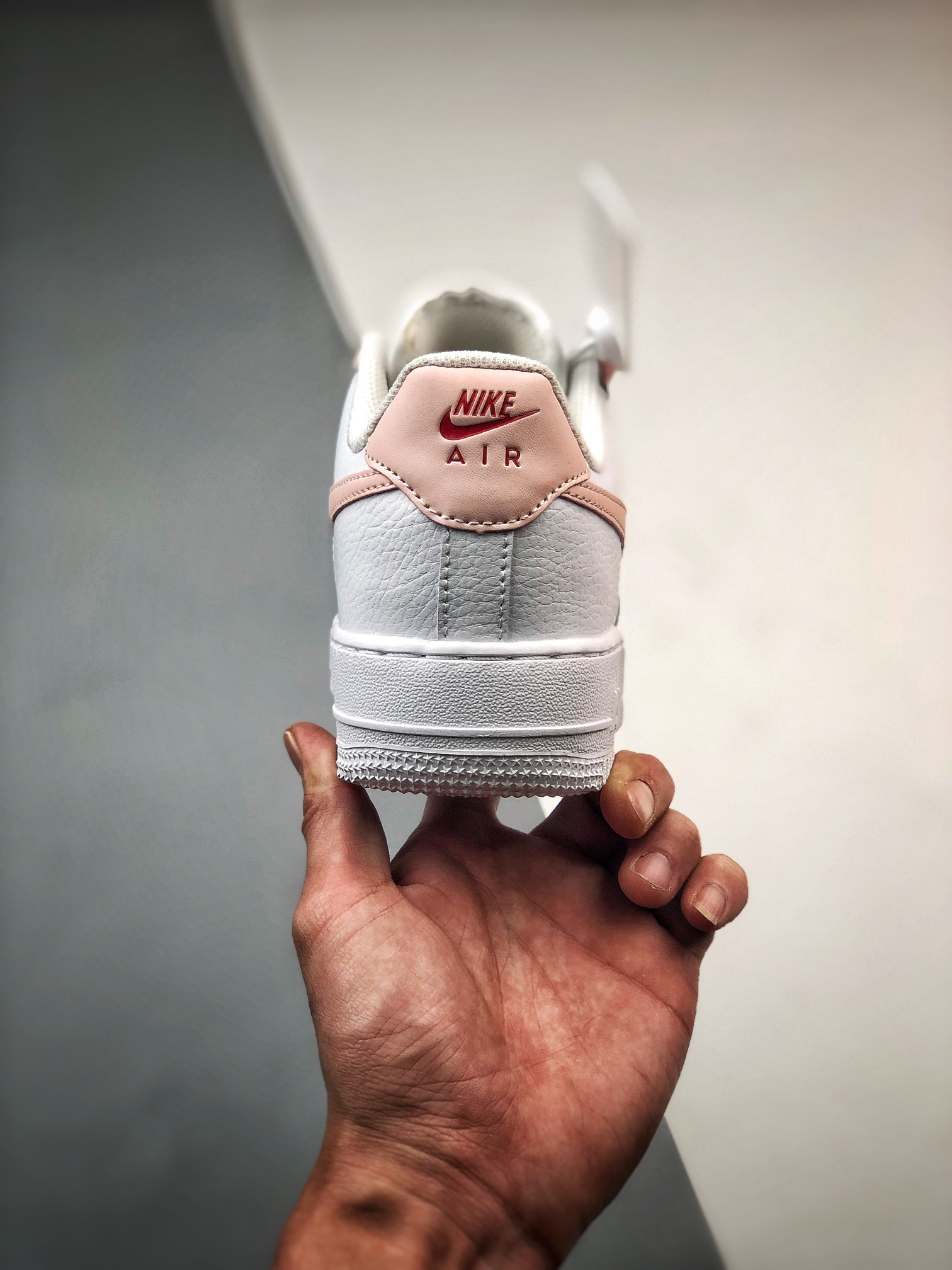 Nike Air Force 1 Low White/Pale Coral-University Red For Sale