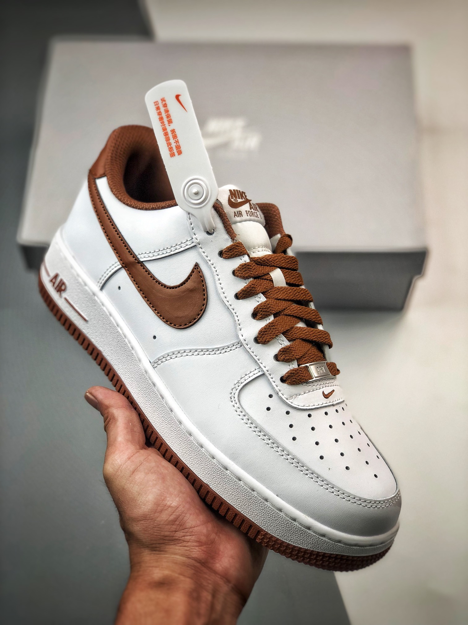 Nike Air Force 1 Low White/Pecan-White For Sale