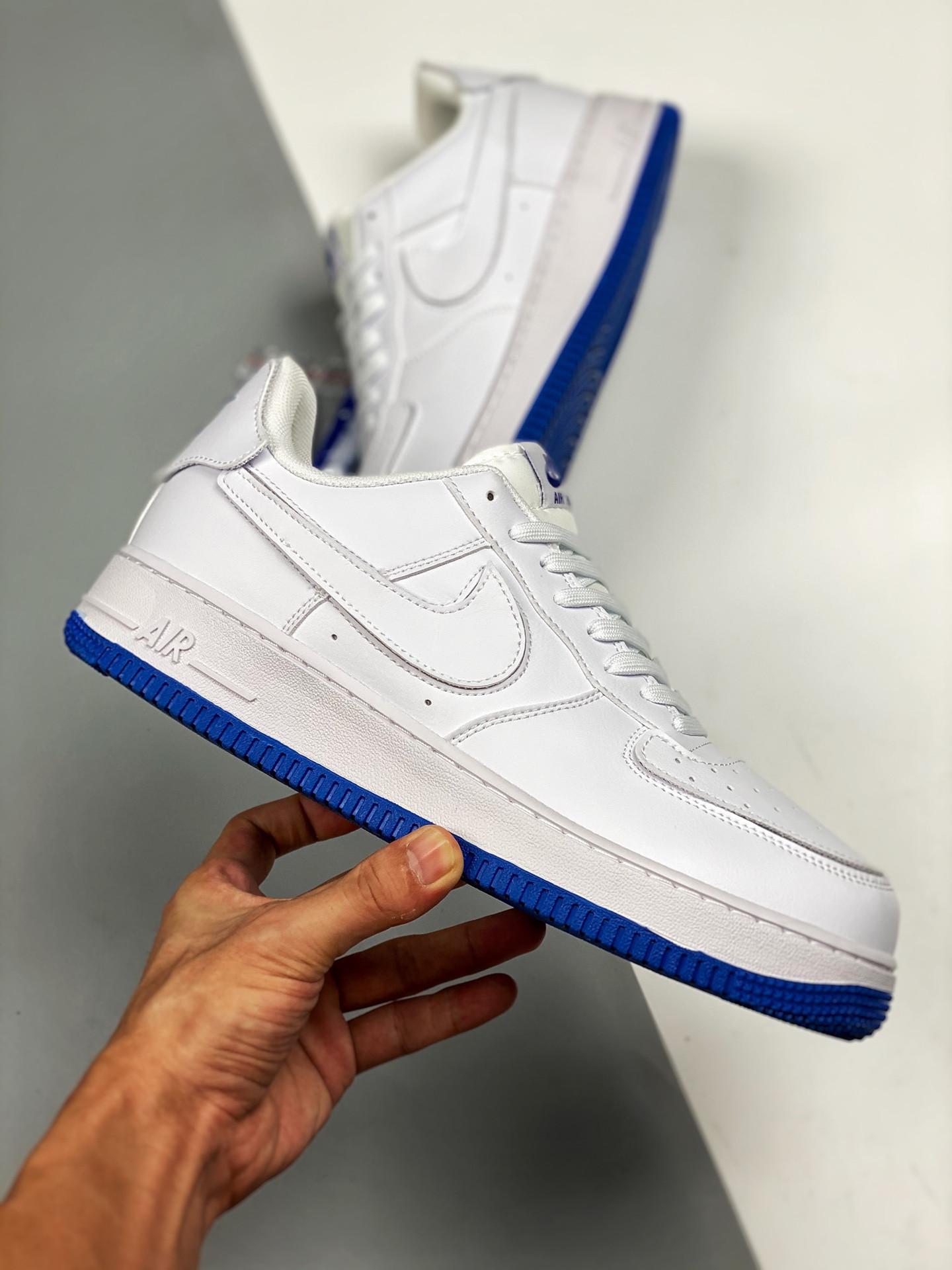 Nike Air Force 1 Low White/Royal Blue/White For Sale