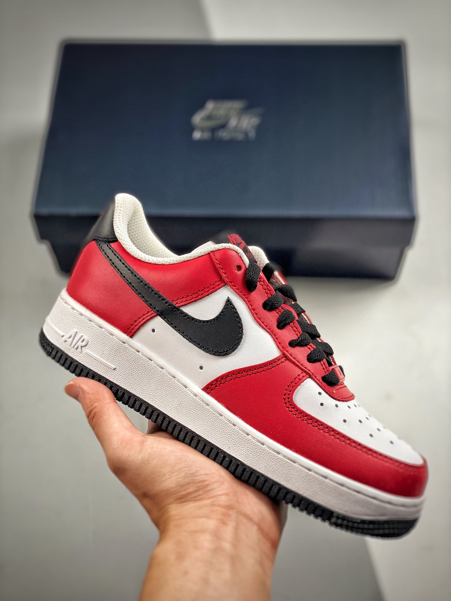 Nike Air Force 1 Low White/Team Red-Black For Sale