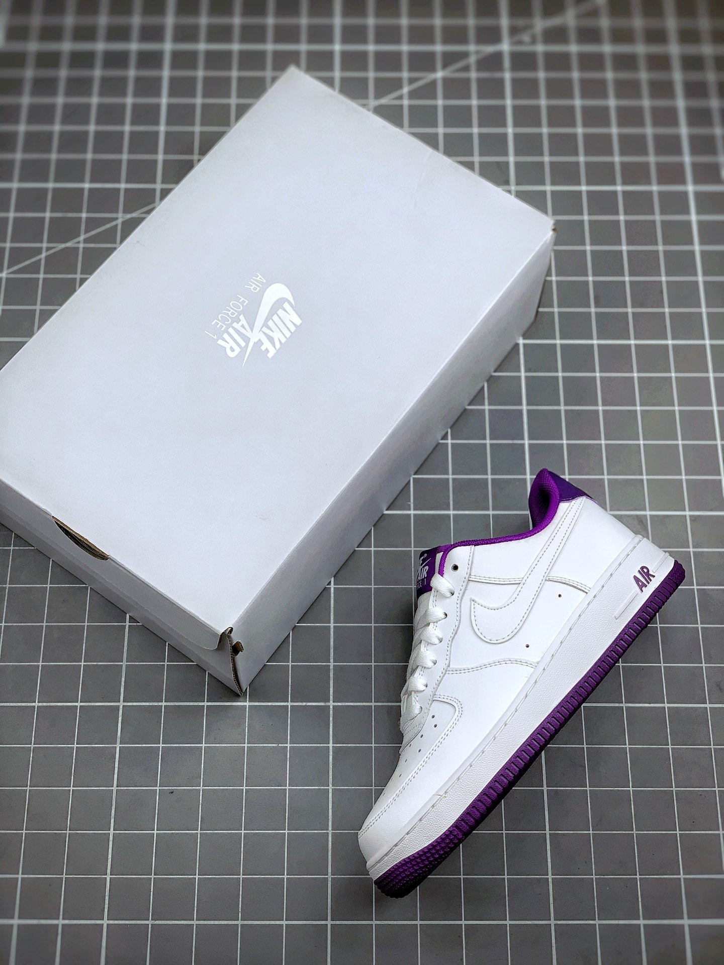 Nike Air Force 1 Low White/Voltage Purple For Sale