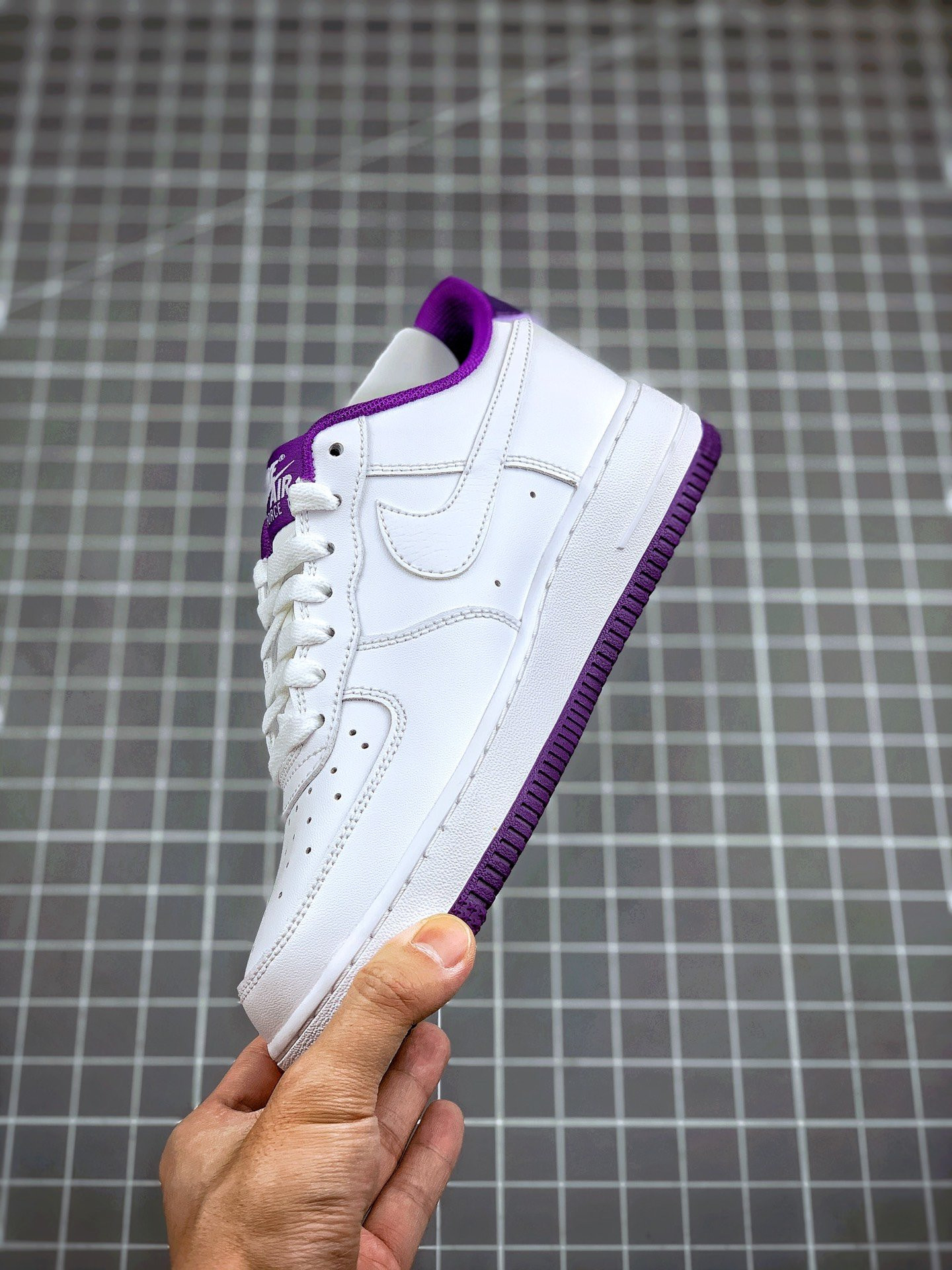 Nike Air Force 1 Low White/Voltage Purple For Sale