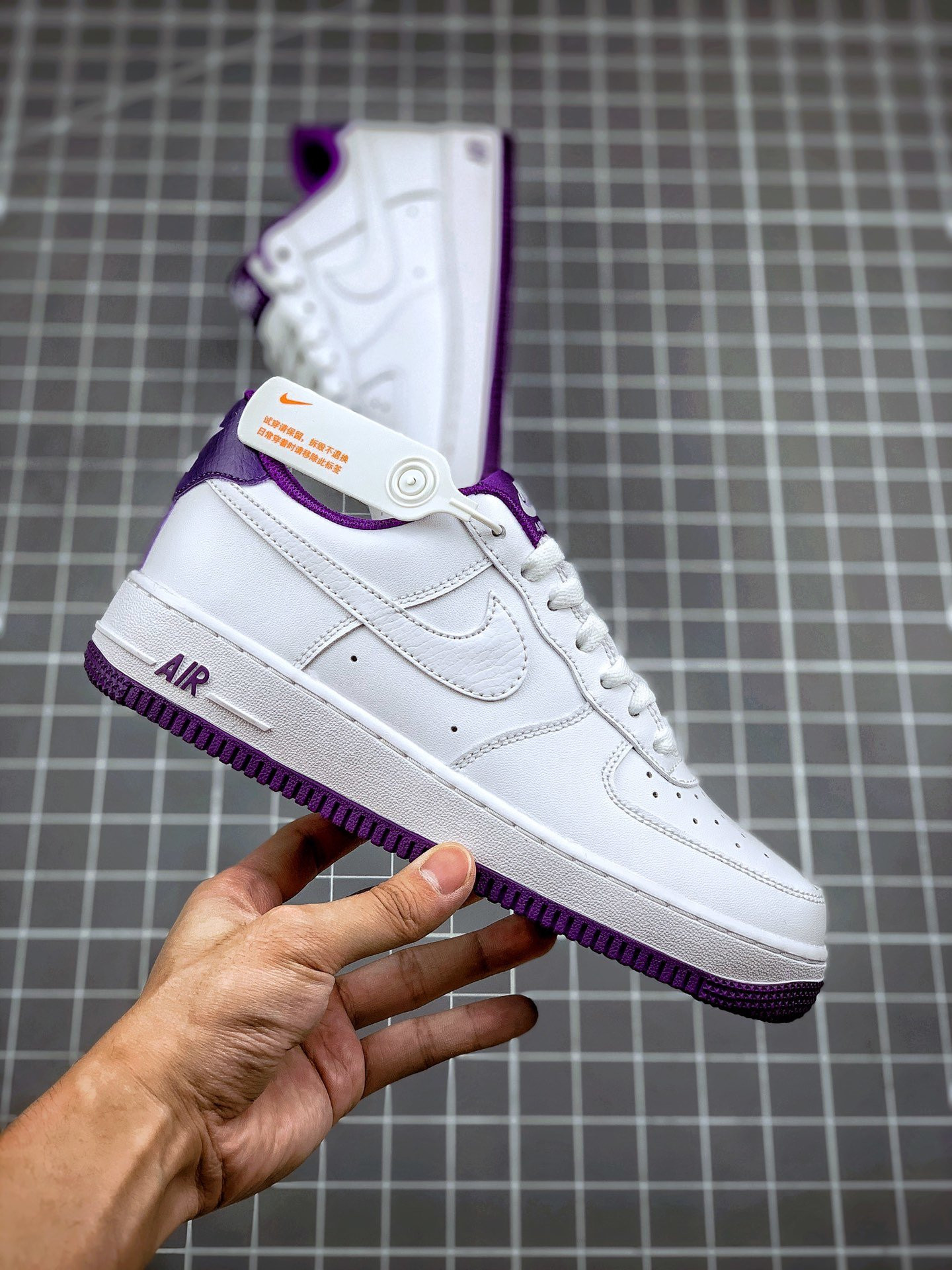Nike Air Force 1 Low White/Voltage Purple For Sale