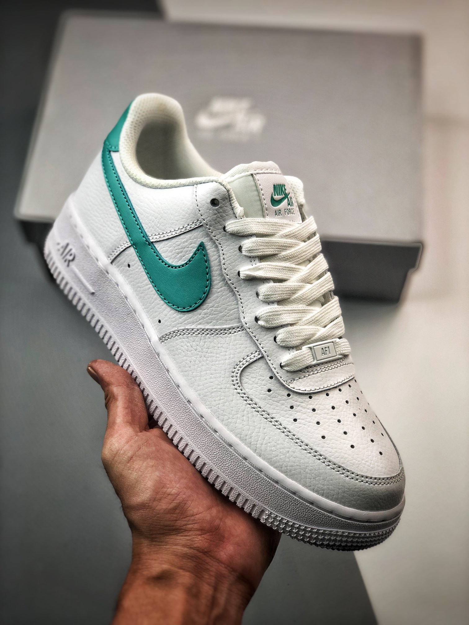 Nike Air Force 1 Low White/Washed Teal For Sale