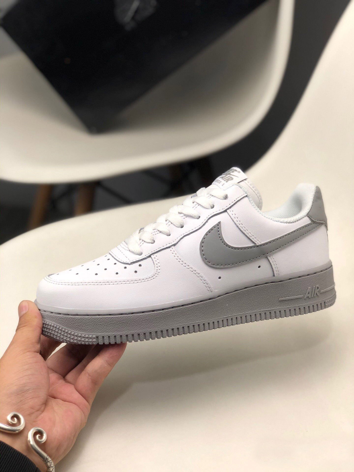 Nike Air Force 1 Low White/Wolf Grey For Sale