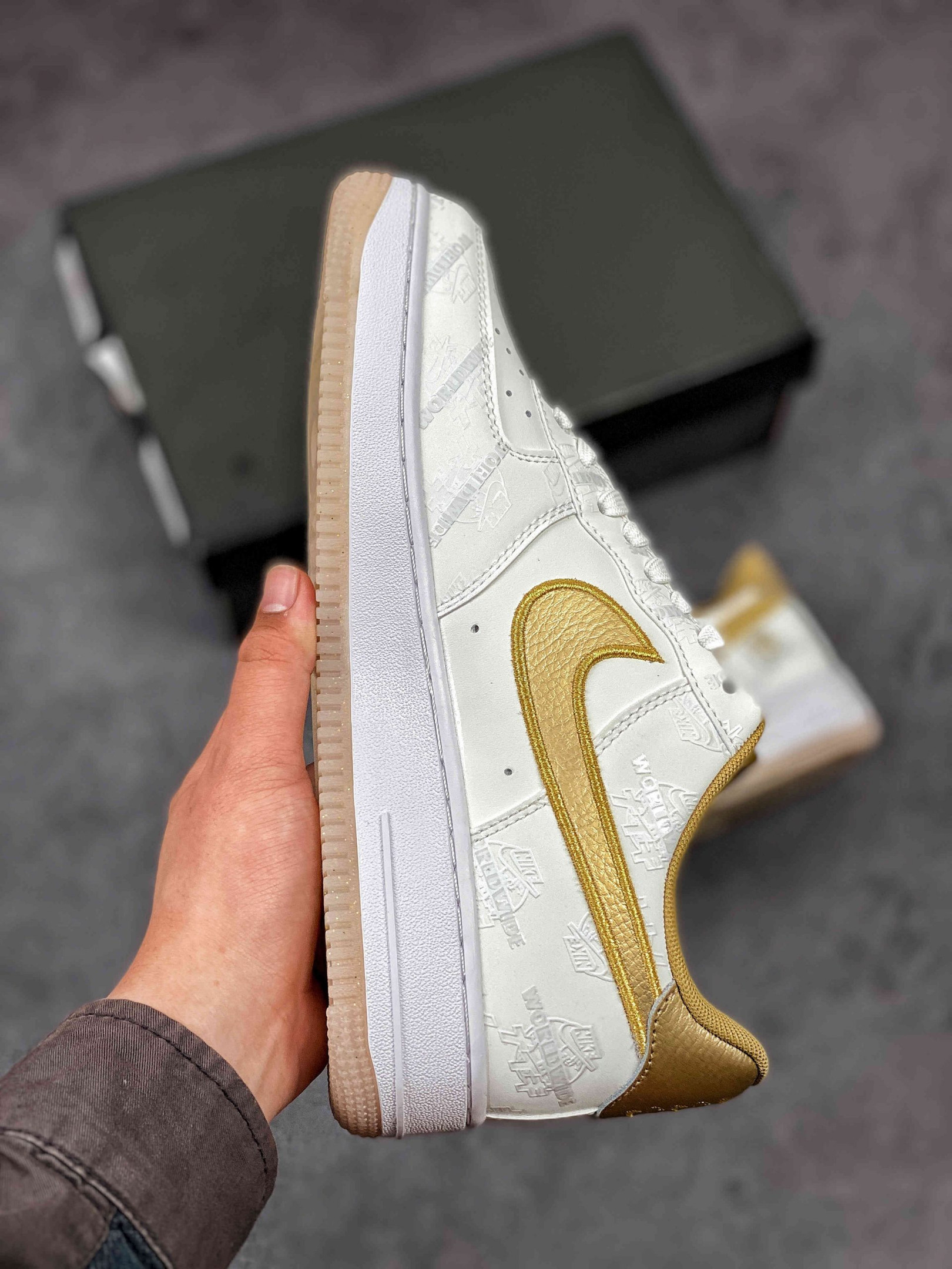 Nike Air Force 1 Low Worldwide Katakana Gold For Sale