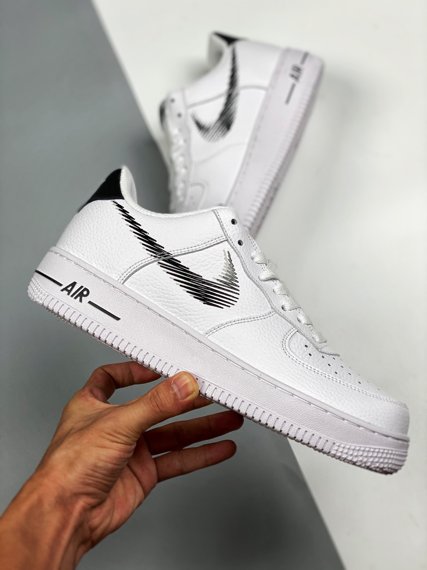 Nike Air Force 1 Low Zig Zag White Black For Sale