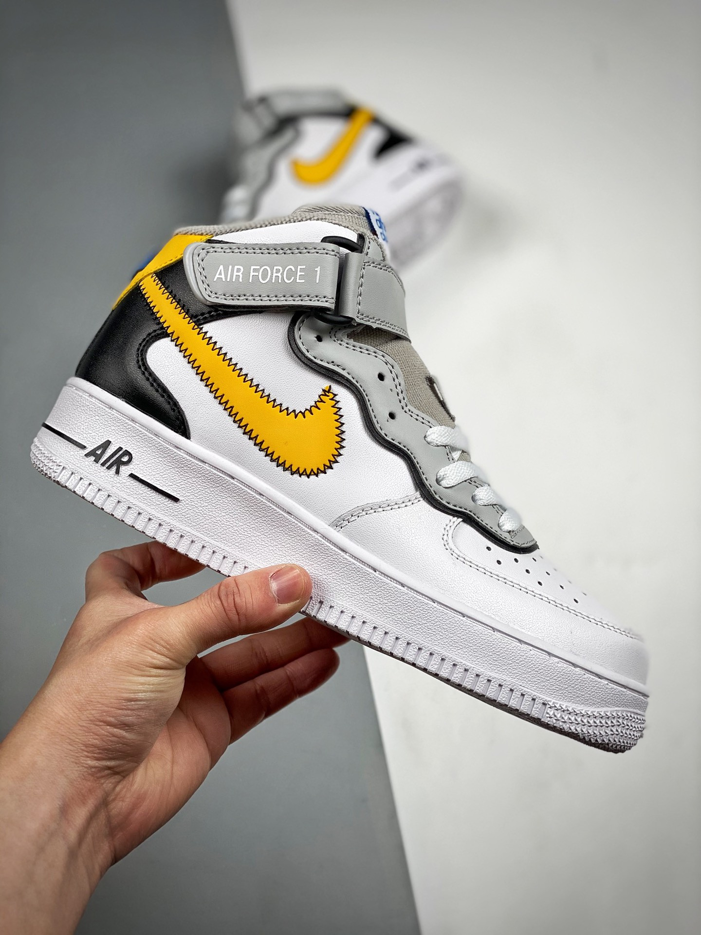 Nike Air Force 1 Mid “Athletic Club” White Grey For Sale