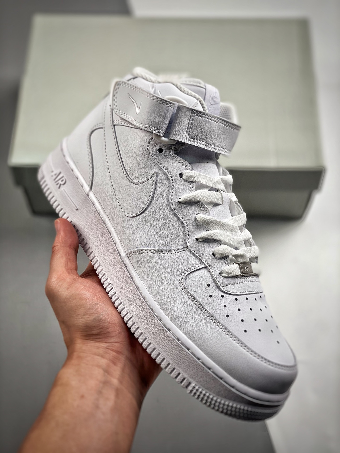 Nike Air Force 1 Mid “White/White” For Sale