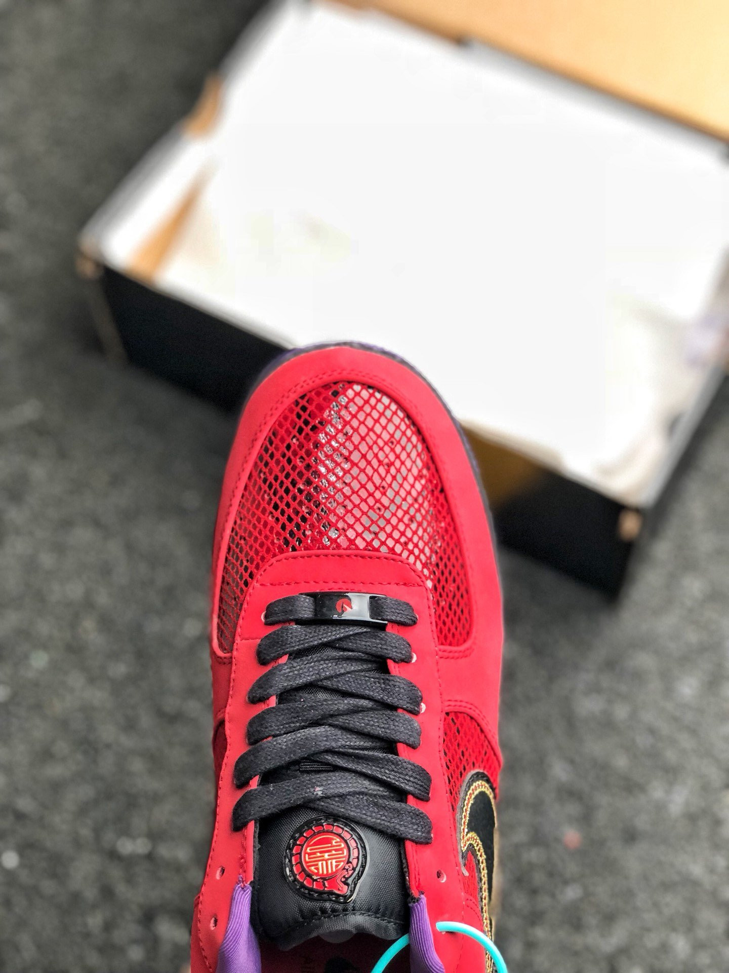 Nike Air Force 1 NG CMFT Low ‘Year Of The Snake’ Red/Black-Court Purple On Sale