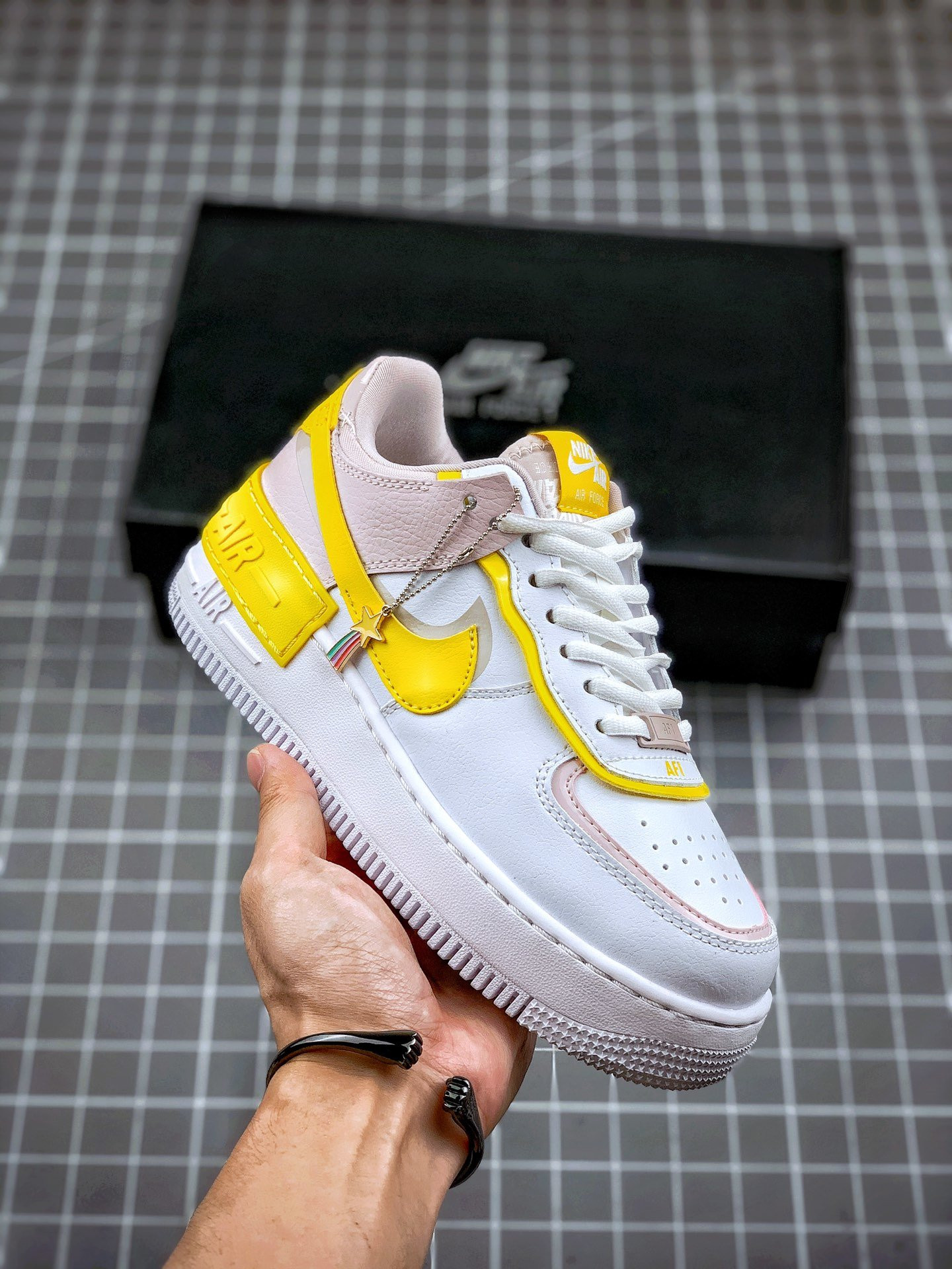 Nike Air Force 1 Shadow White Yellow For Sale