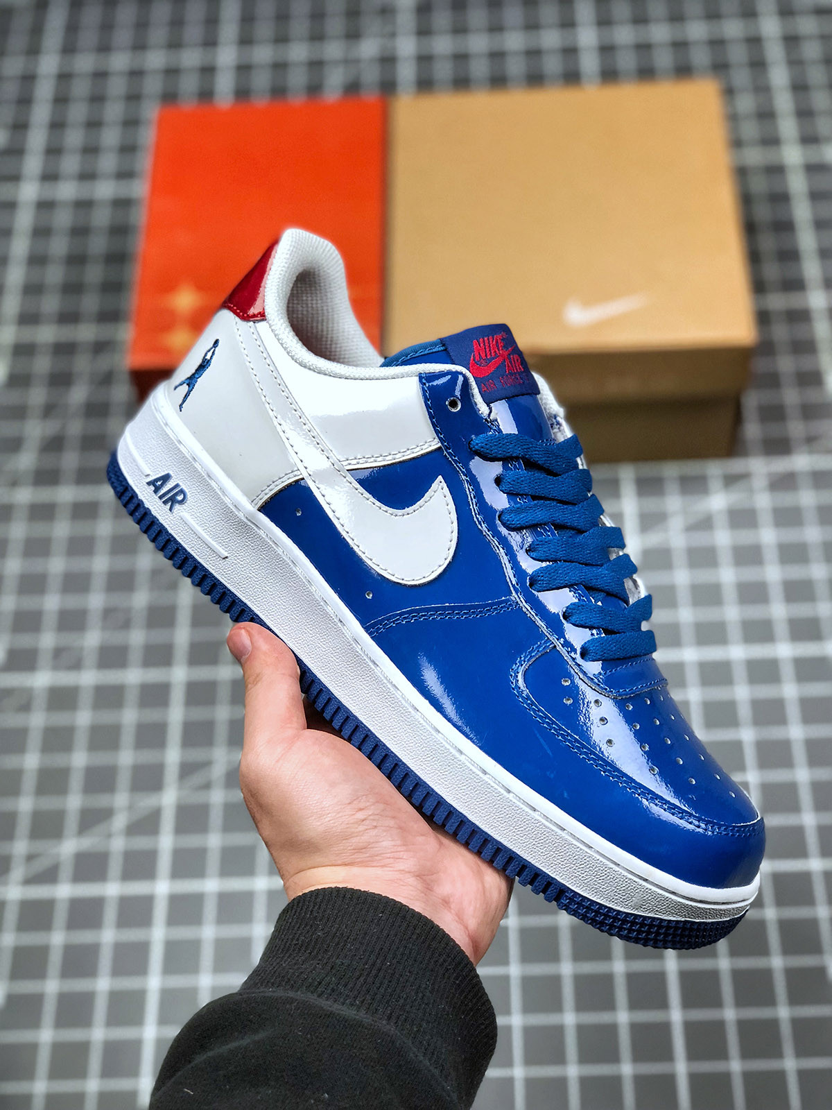 Nike Air Force 1 Sheed Low Blue Jay/White-Varsity Red For Sale