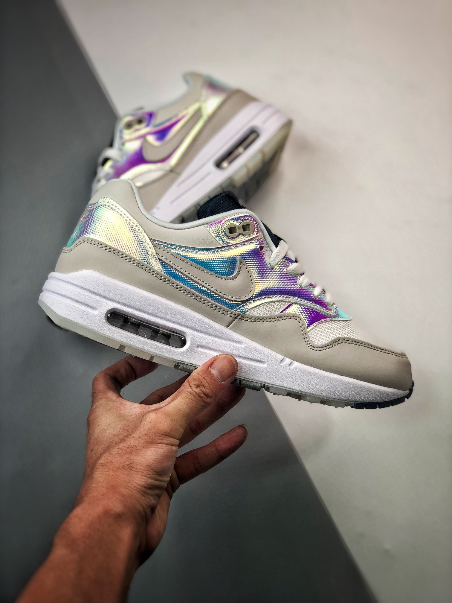 Nike Air Max 1 “La Ville Lumière” White/Neutral Grey-Metallic For Sale