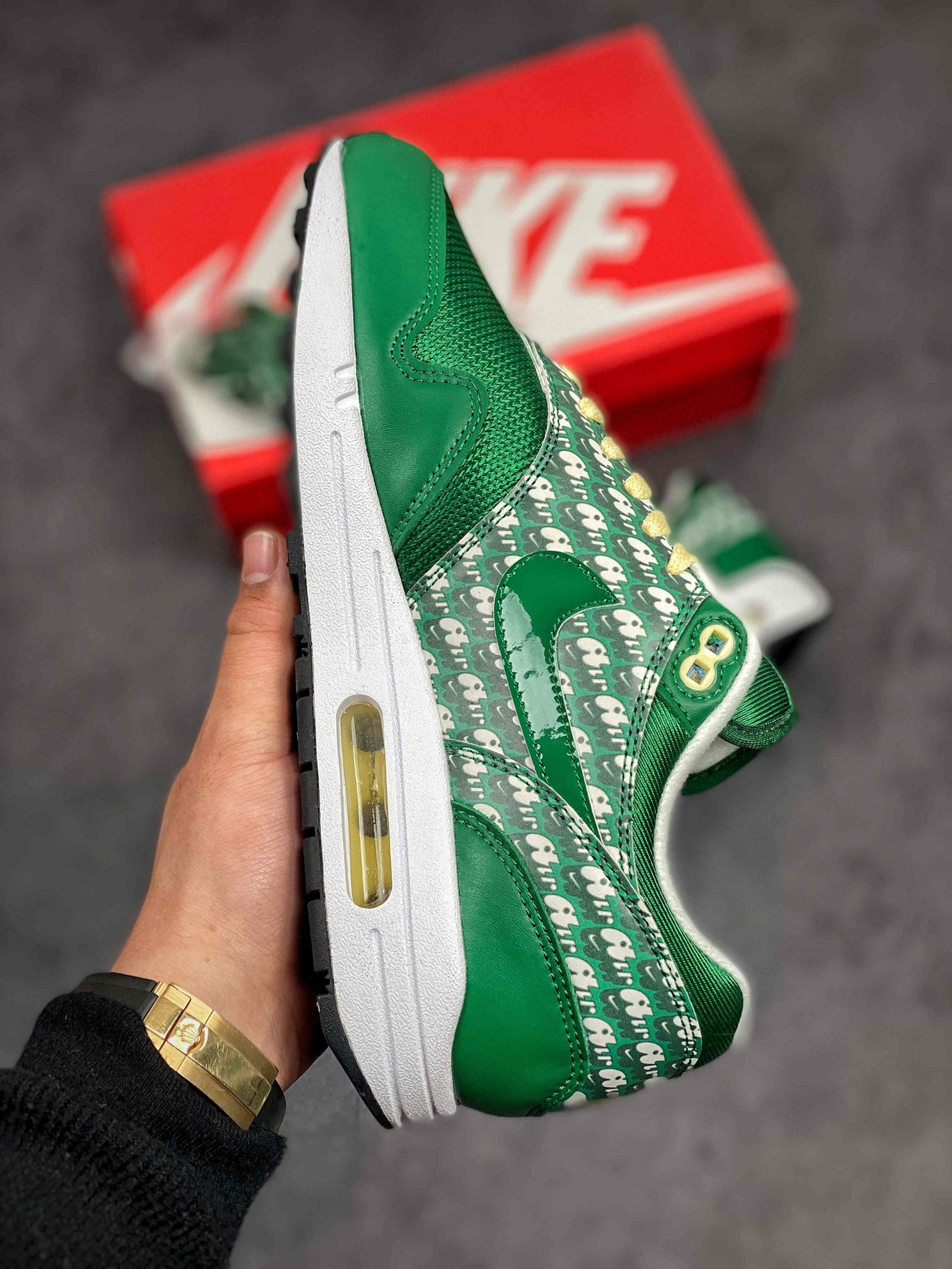 Nike Air Max 1 “Limeade” Pine Green/True White For Sale