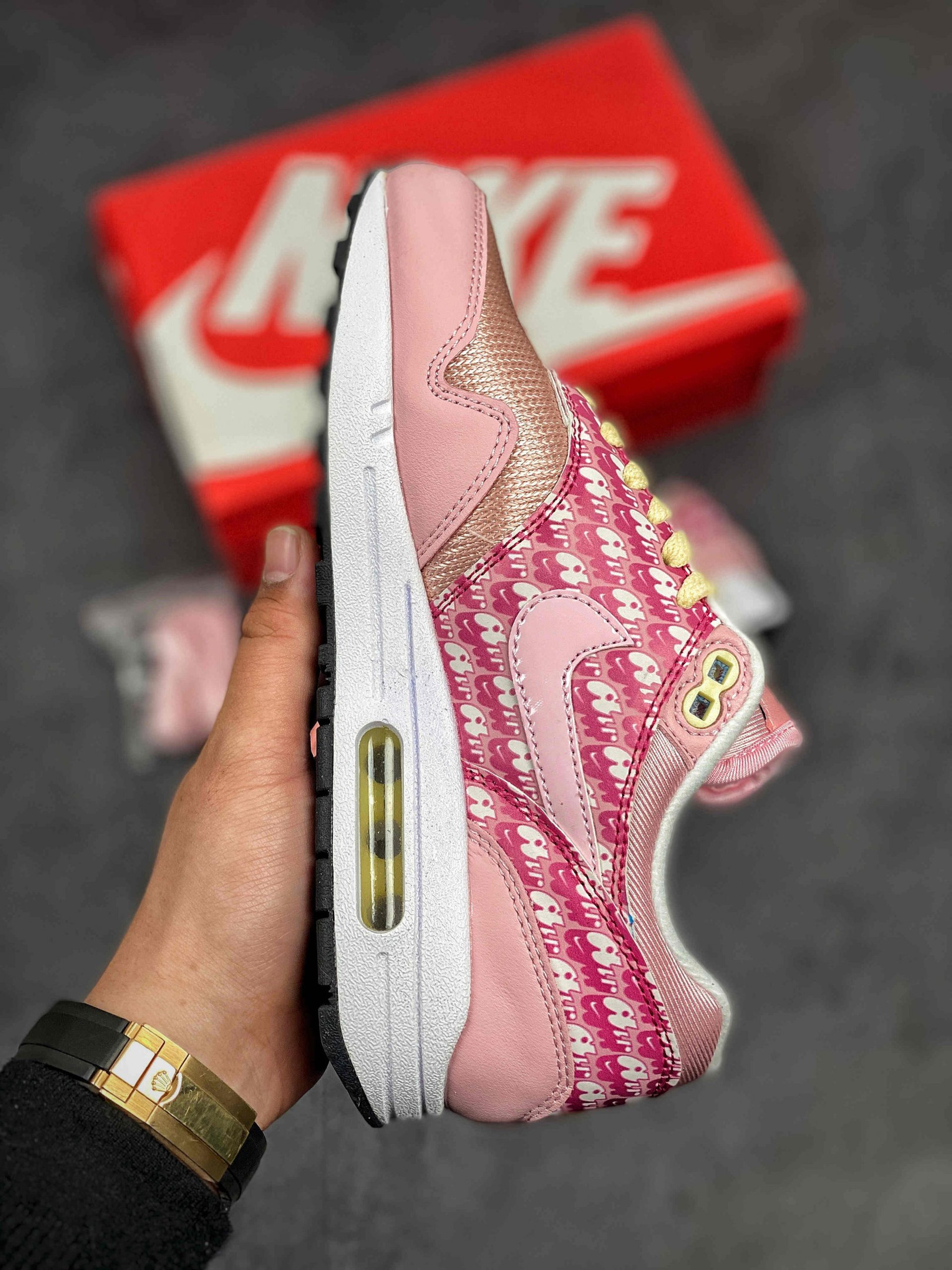 Nike Air Max 1 “Pink Lemonade” Atmosphere True White For Sale