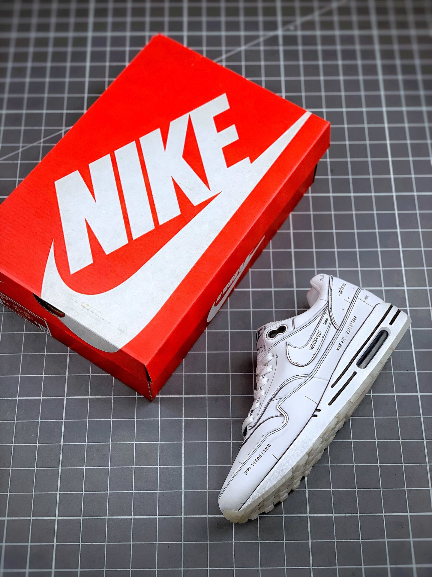 Nike Air Max 1 “Sketch To Shelf” White/Black For Sale