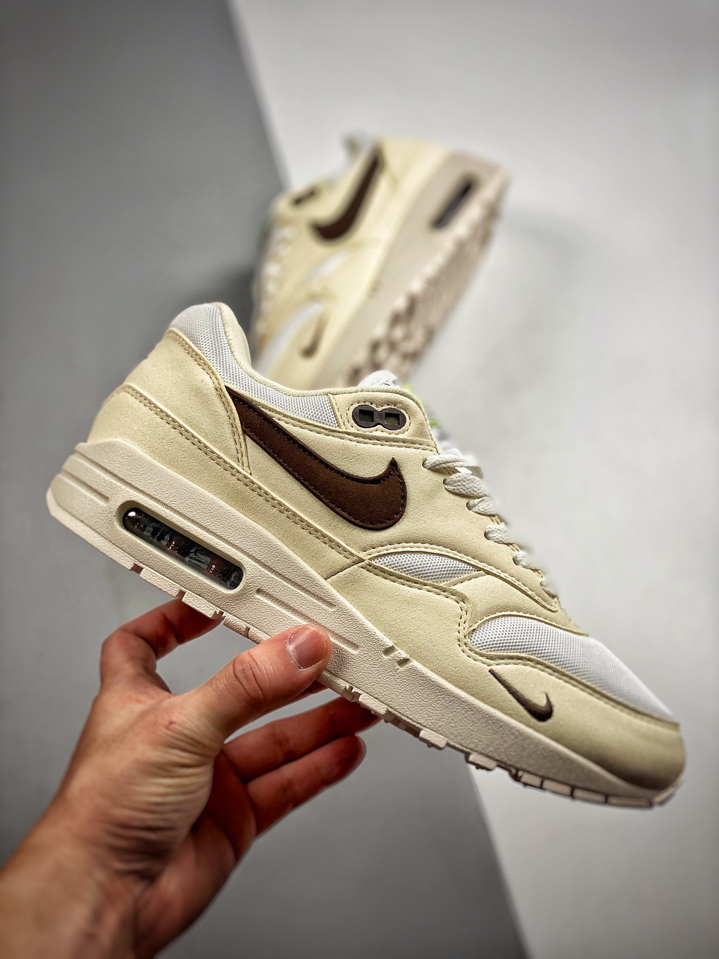 Nike Air Max 1 Sail/Ironstone-White-Rattan For Sale