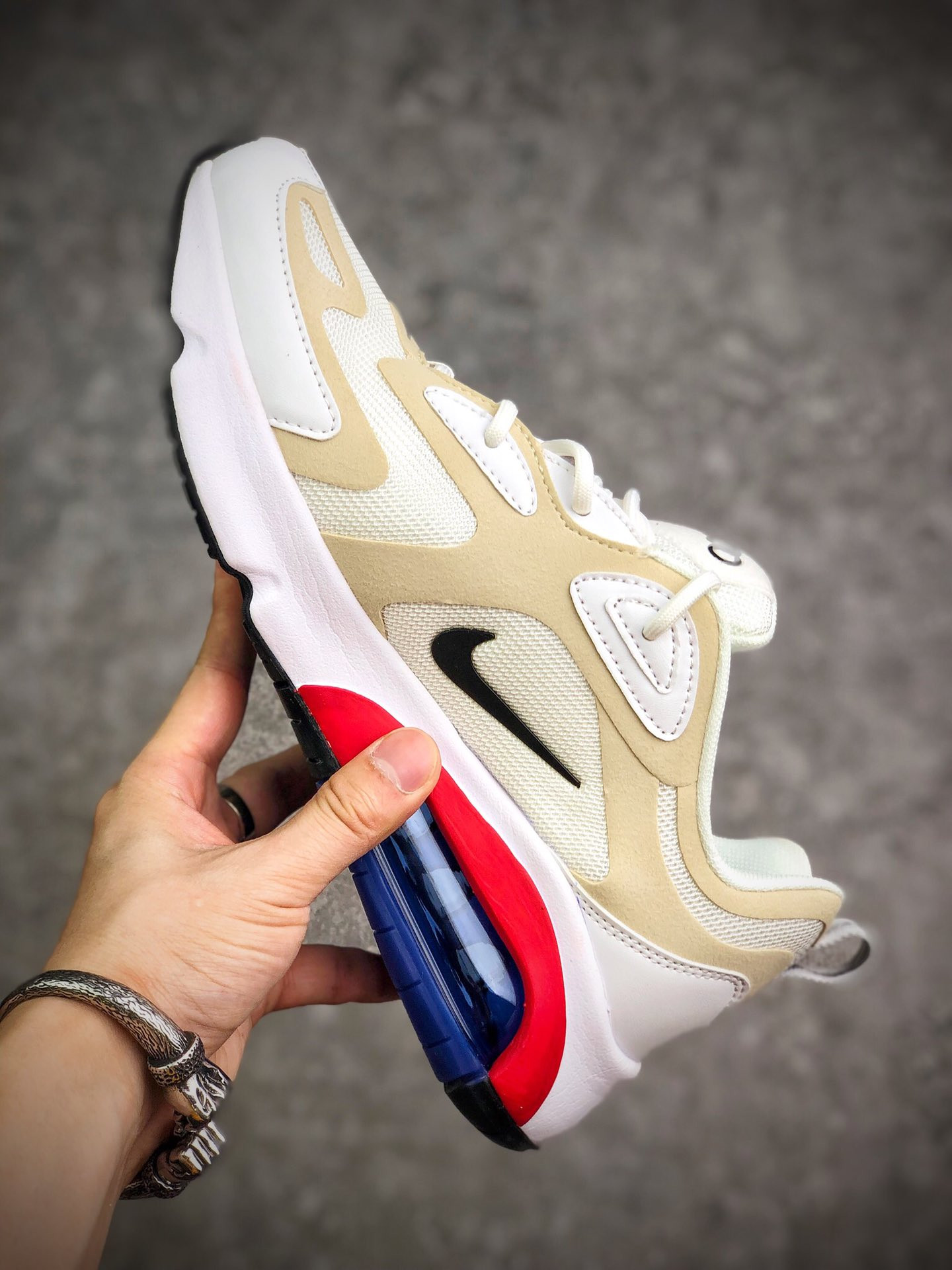Nike Air Max 200 Sail/Black-Desert For Sale