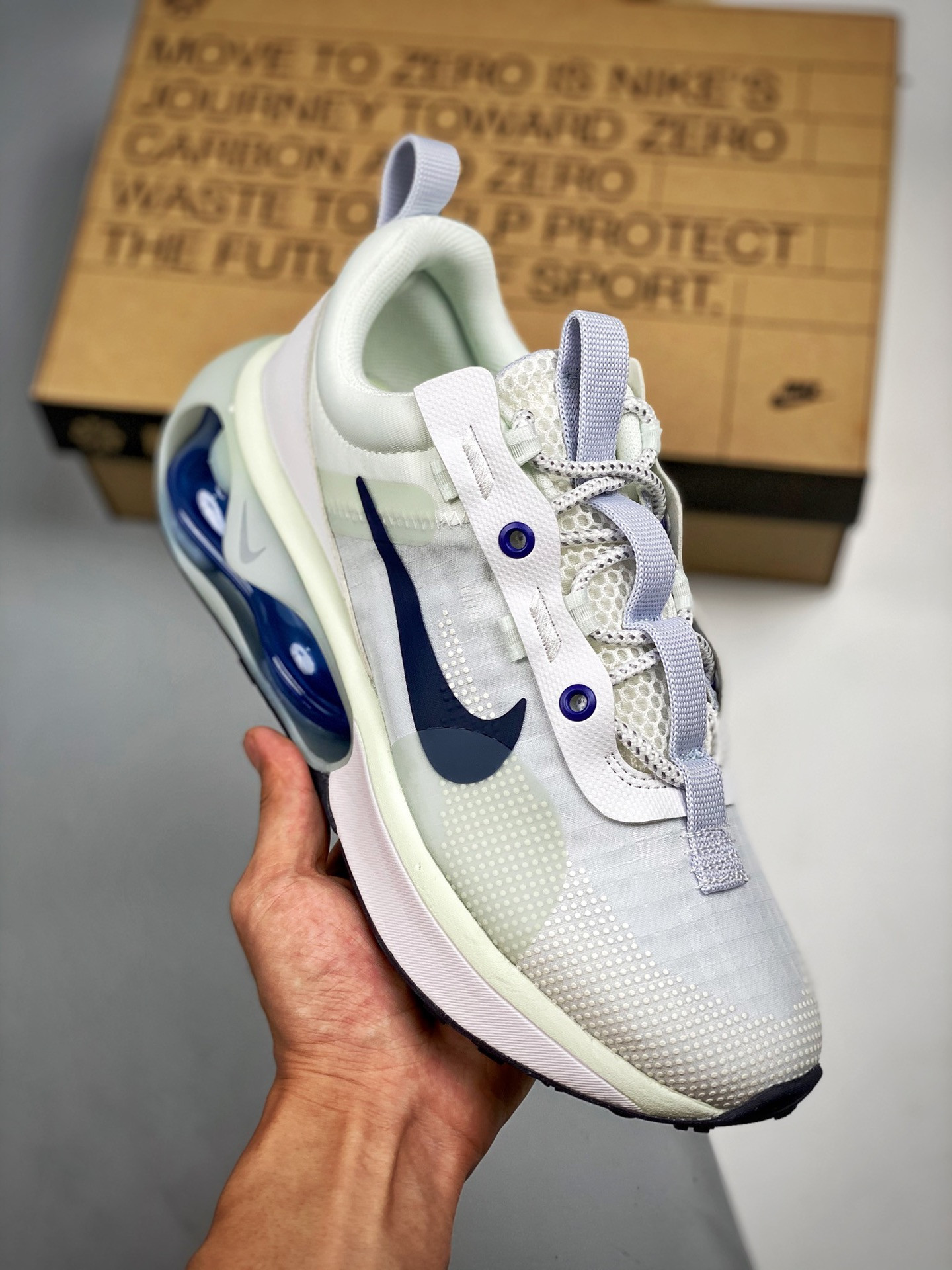 Nike Air Max 2021 White/Barely Green/Obsidian For Sale