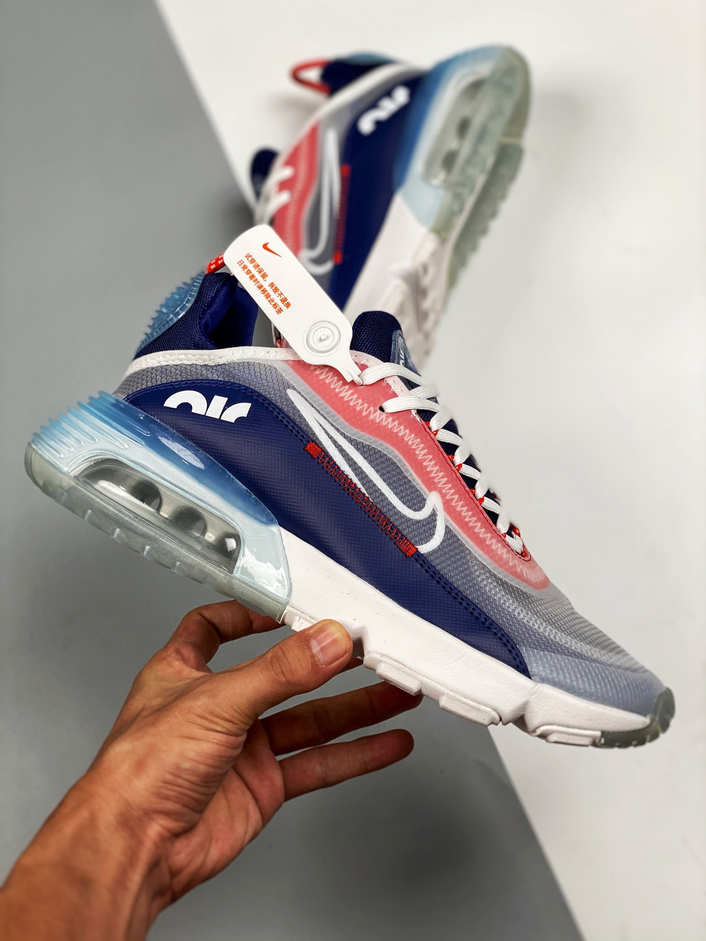 Nike Air Max 2090 “USA” Sail/Chile Red-Deep Royal Blue On Sale