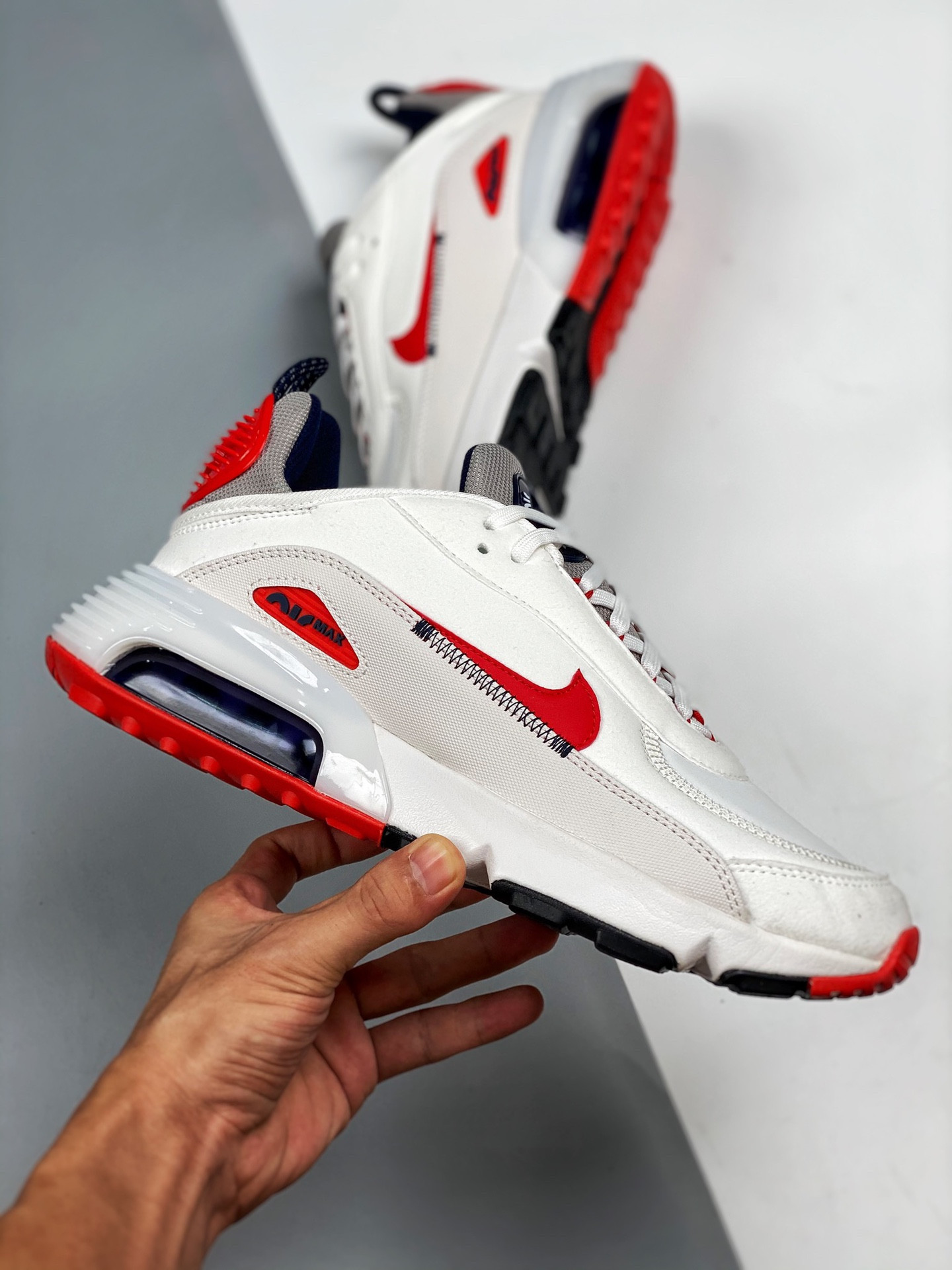 Nike Air Max 2090 White/Red For Sale