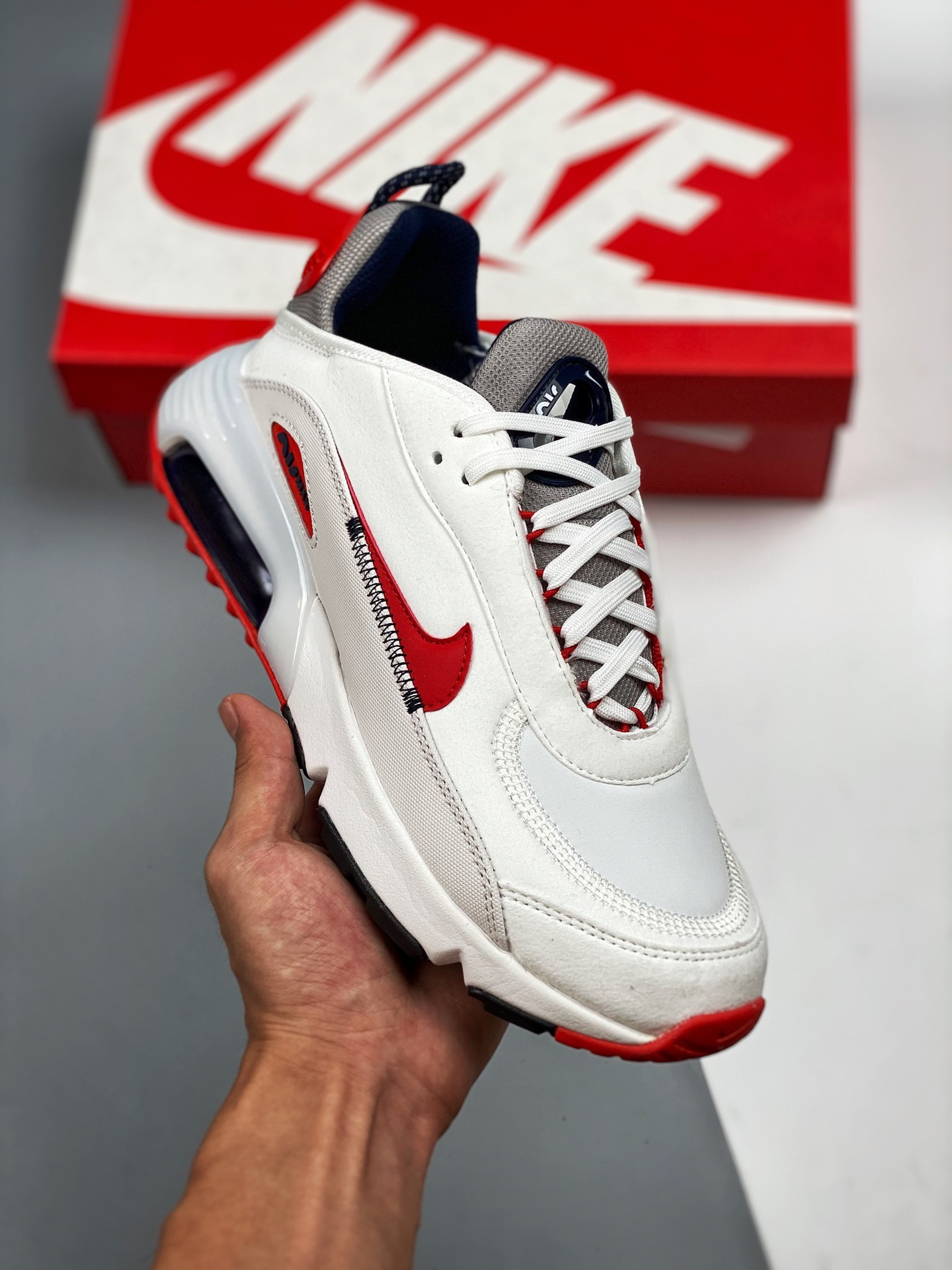 Nike Air Max 2090 White/Red For Sale