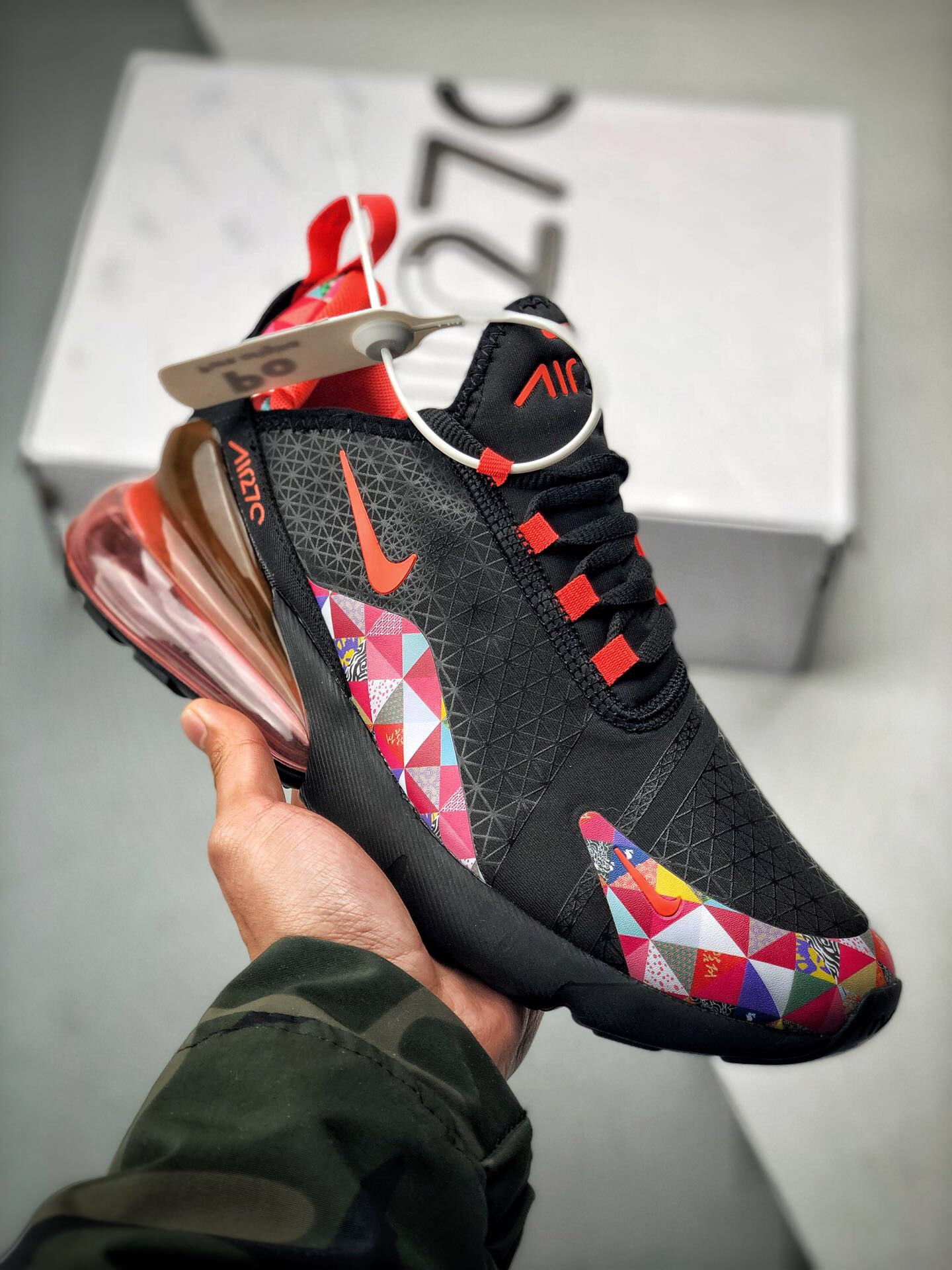 Nike Air Max 270 “Chinese New Year” Black/University Red For Sale