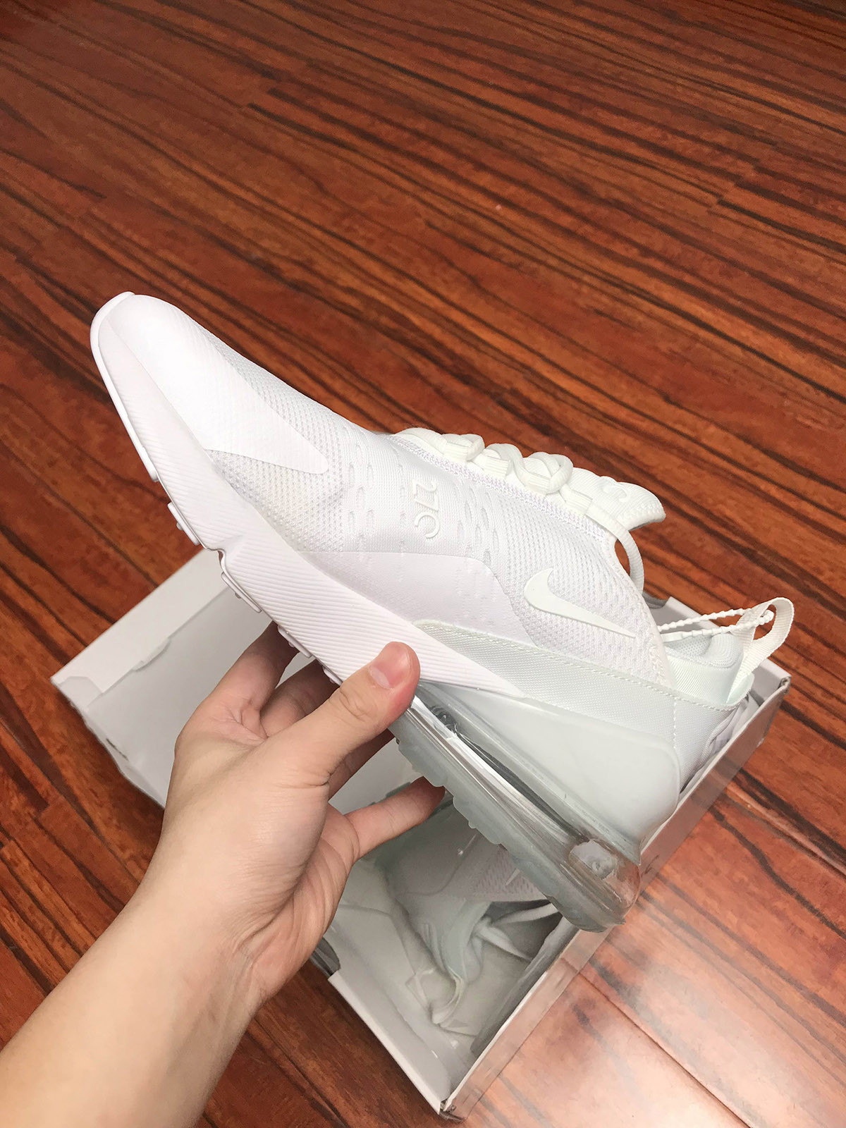 Nike Air Max 270 “Triple White” For Sale