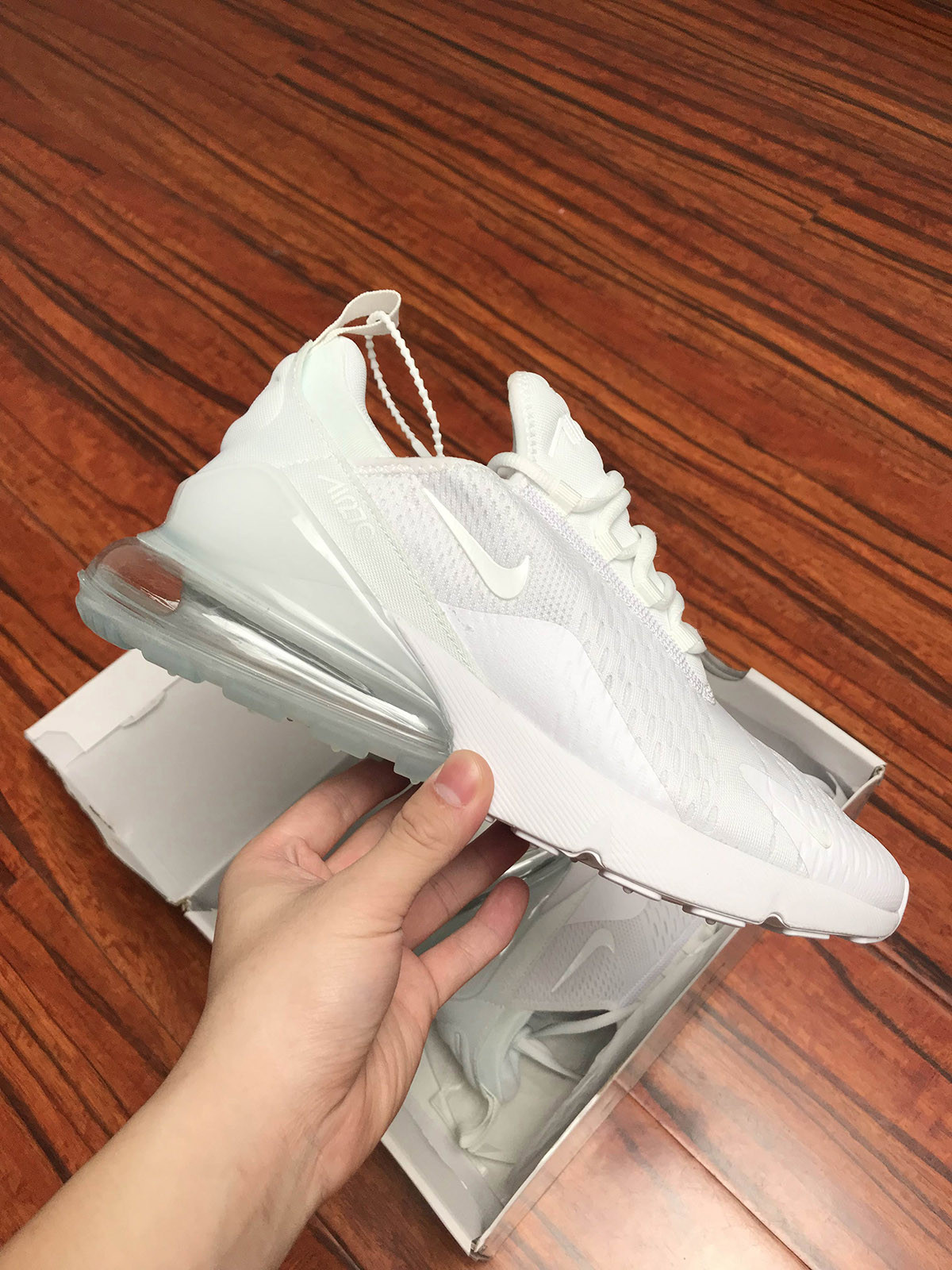Nike Air Max 270 “Triple White” For Sale